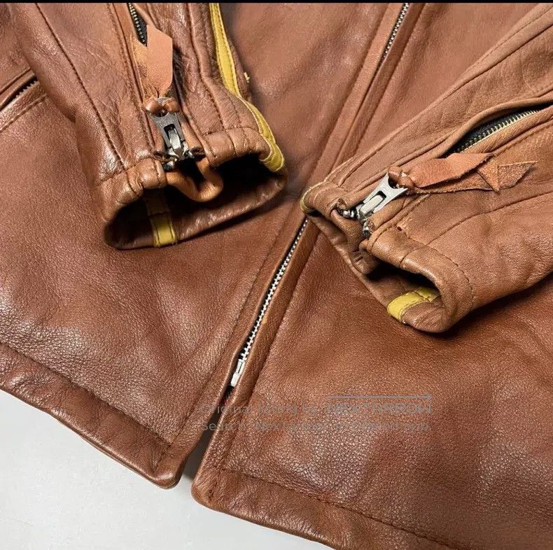 Schott Schott Motorcycle leather coat Size US L / EU 52-54 / 3 - 7 Thumbnail