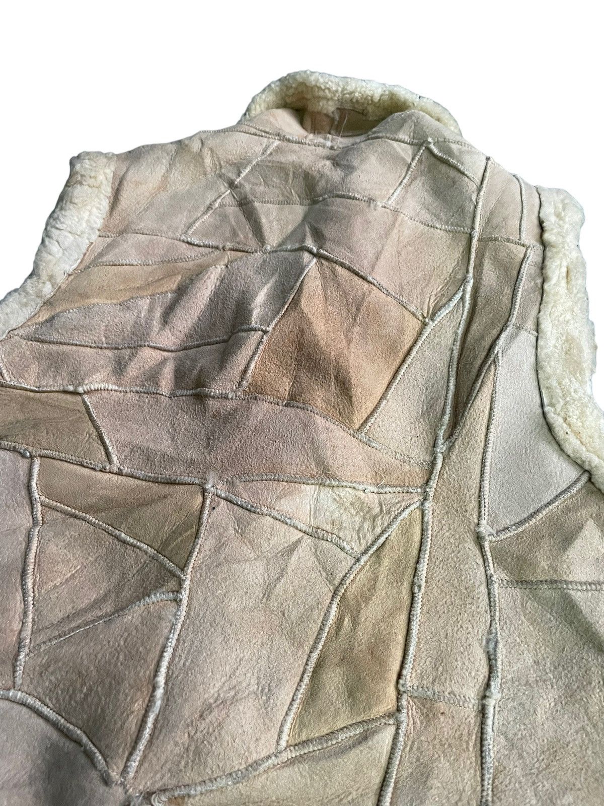 Leather Vintage Sheepskin Leather Vest Size US M / EU 48-50 / 2 - 8 Thumbnail