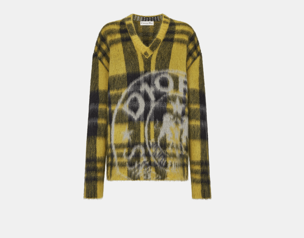 o1w1db10224 Sweater in Yellow & Black