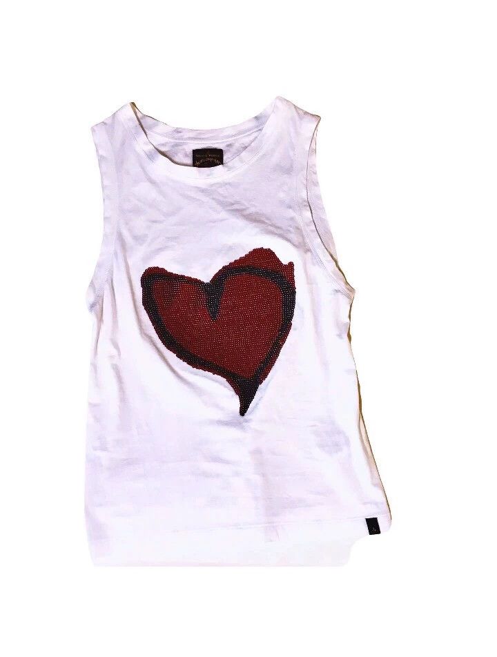 Vivienne Westwood Vivienne Westwood Sparkling red heart bead design sleevele Size XXS / US 00 / IT 34 - 2 Thumbnail