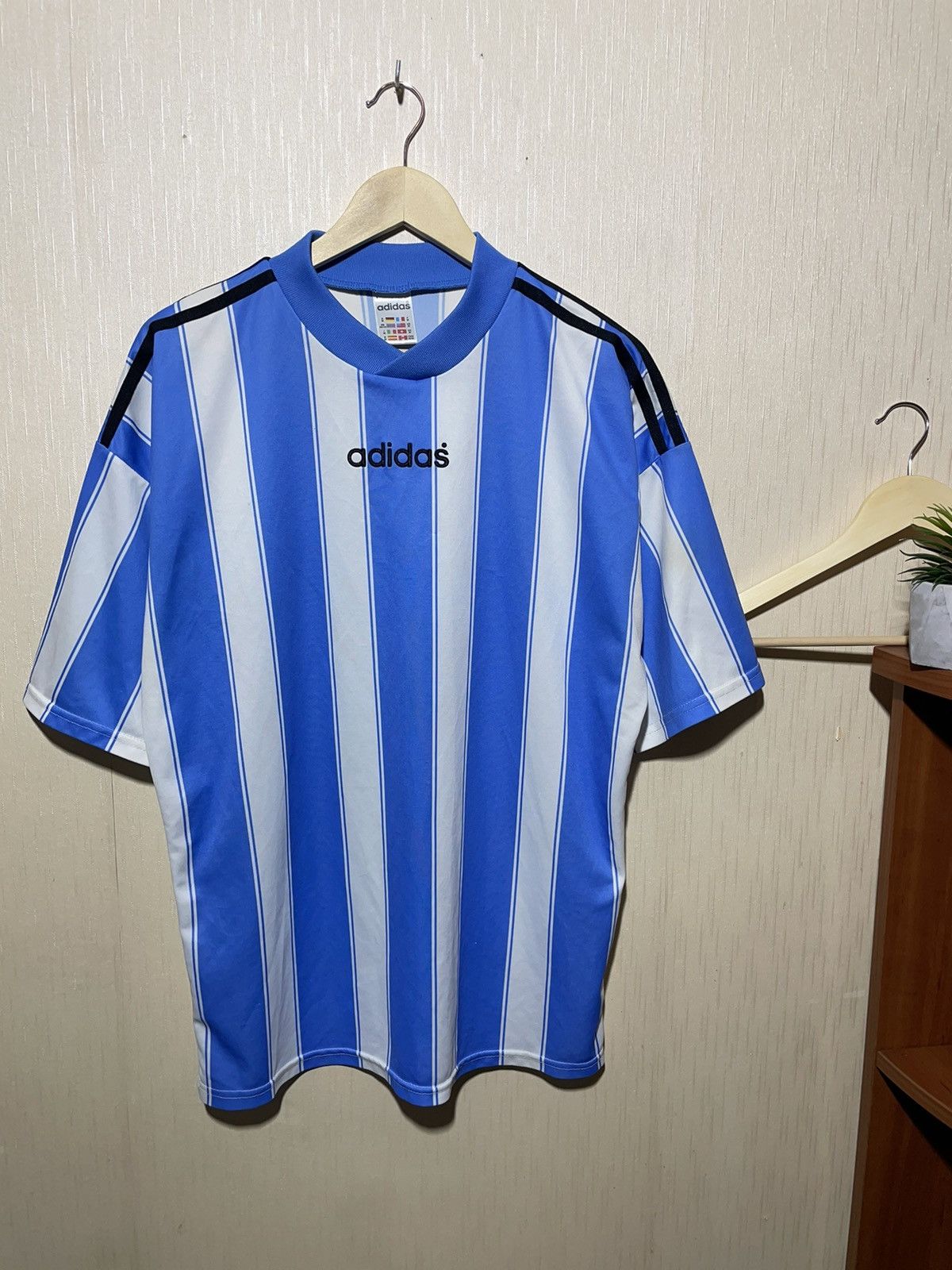 Adidas Adidas vintage soccer jersey 90s Grailed