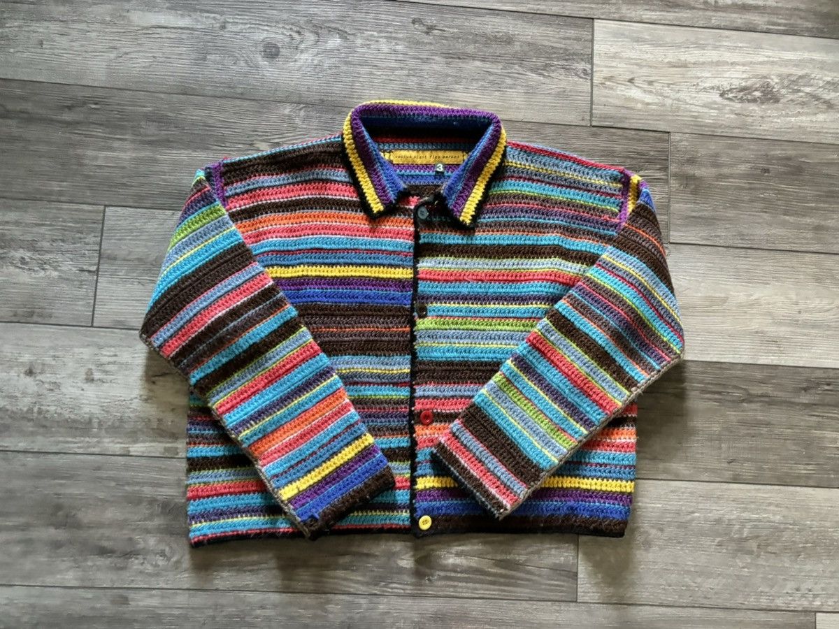 Cactus Plant Flea Market × Human Made Blue Crochet Knit