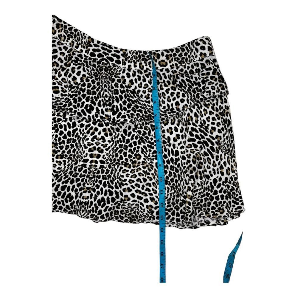 Zara Zara l Leopard Print Mini Skort Size Small Size 28" / US 6 / IT 42 - 4 Thumbnail