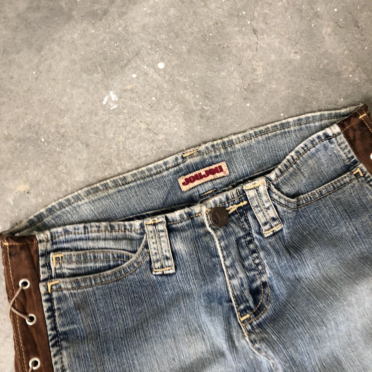 Hysteric Glamour × Japanese Brand Vintage JouJou Flare Japanese Brand distressed jean 🍒 Size US 31 - 7 Thumbnail