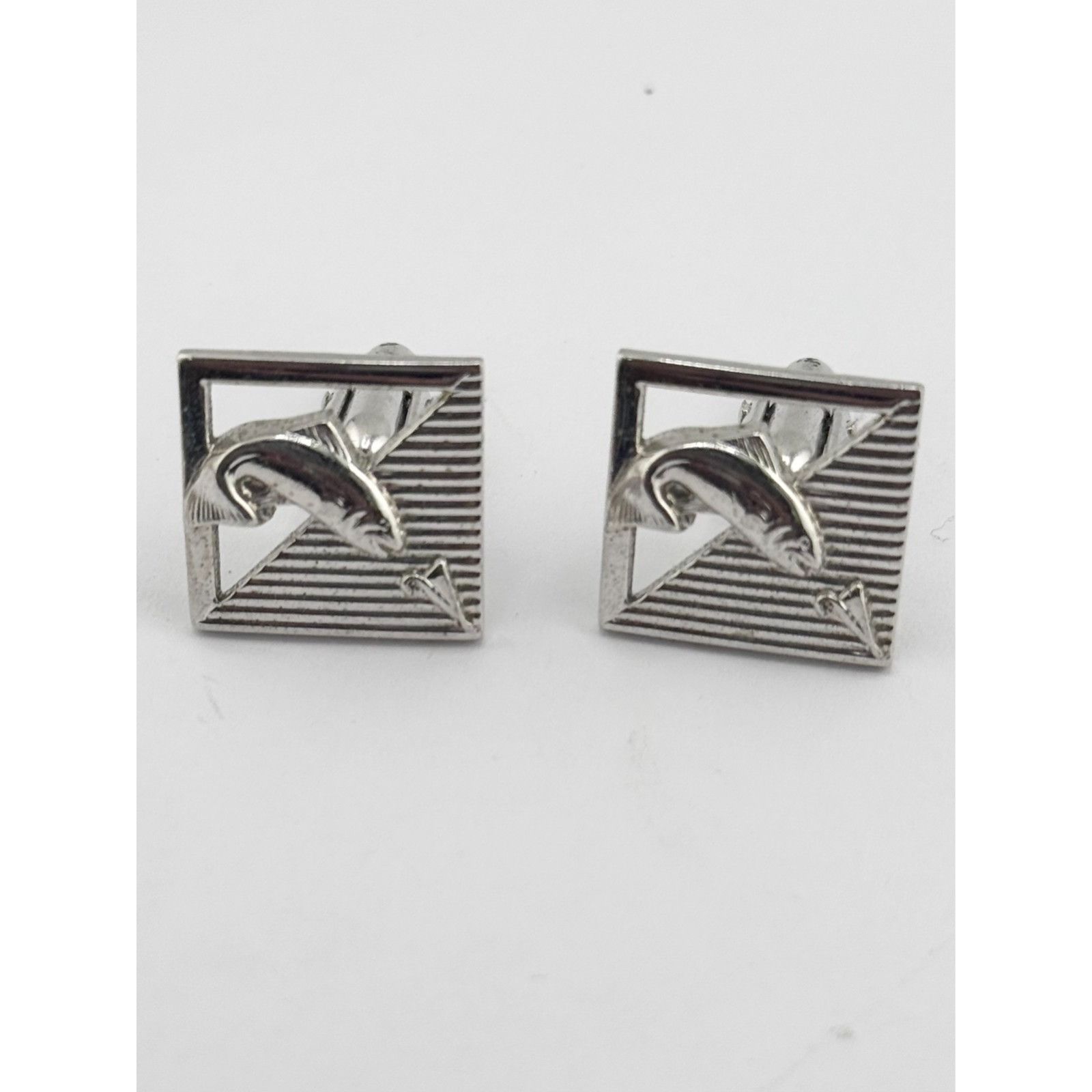Vintage Vintage swank fish cuff links cufflinks Size ONE SIZE - 2 Thumbnail