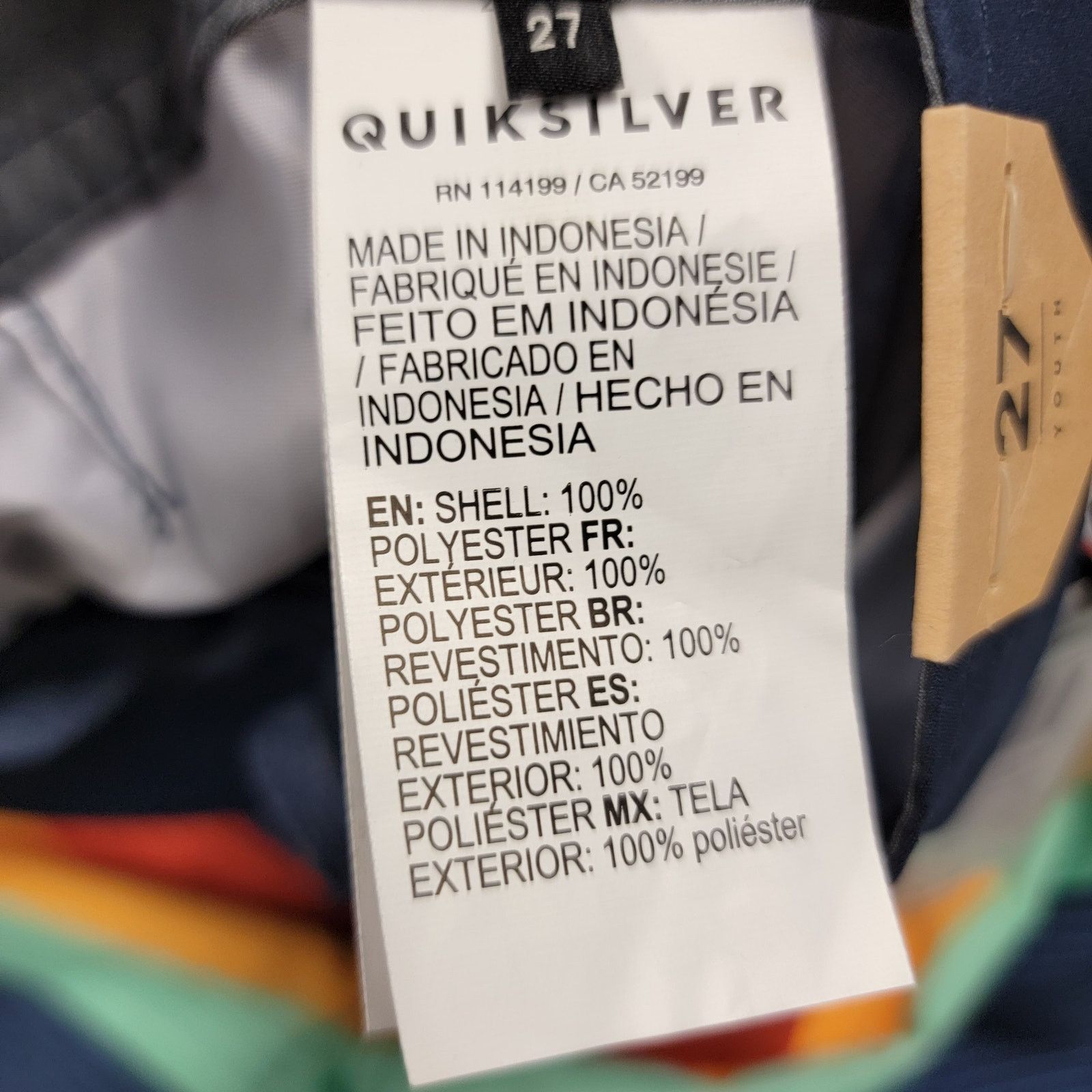 Quiksilver Quiksilver Mens 'Every Day More Core' Blue Surf Board Shorts Size US 27 - 4 Thumbnail