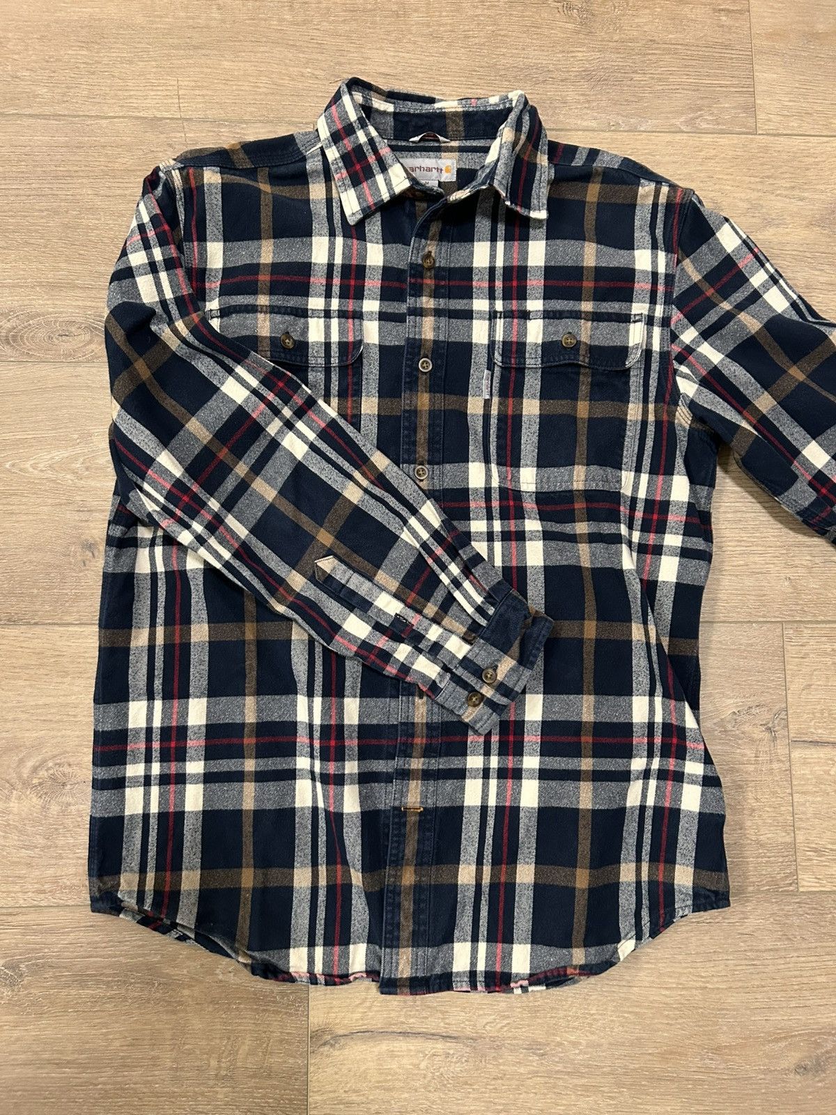 Carhartt Vintage Carhartt Flannel Size US M / EU 48-50 / 2 - 1 Thumbnail