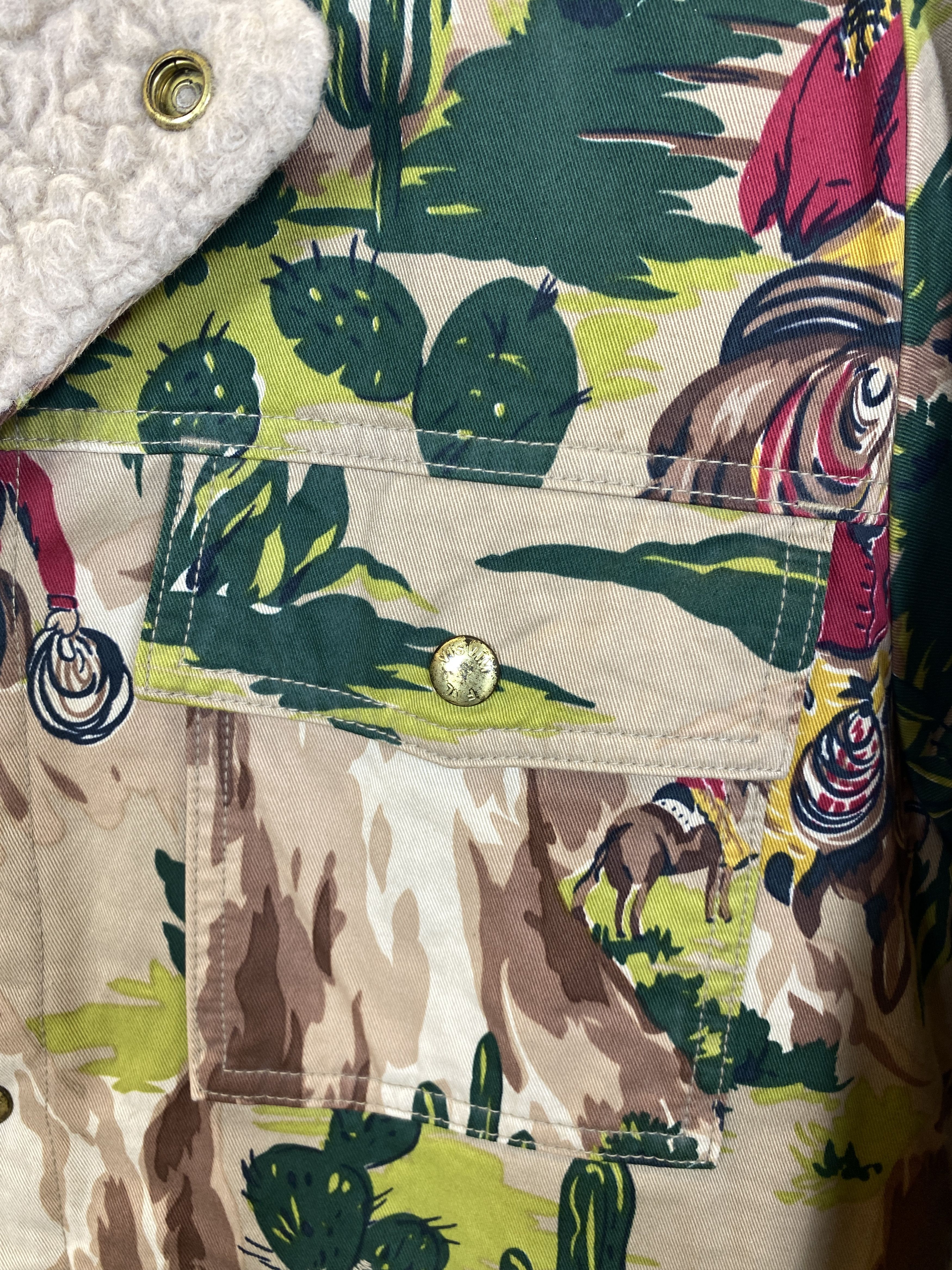 Visvim NWOT VISVIM WESTERN PRINT SHEARLING JACKET SIZE 3 Size US L / EU 52-54 / 3 - 5 Thumbnail