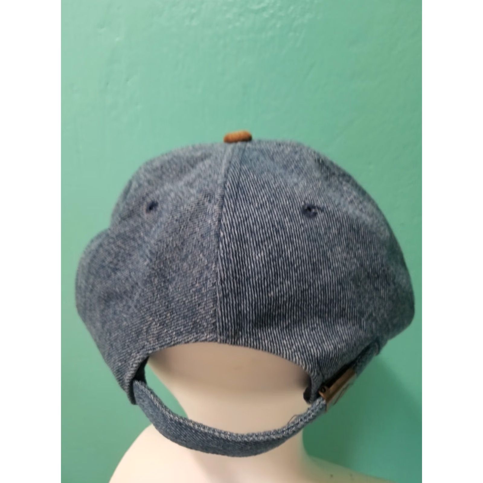 Denime VINTAGE 90s GTE Long Distance Telephone Company Embroidered Denim Cap Hat Size ONE SIZE - 3 Thumbnail