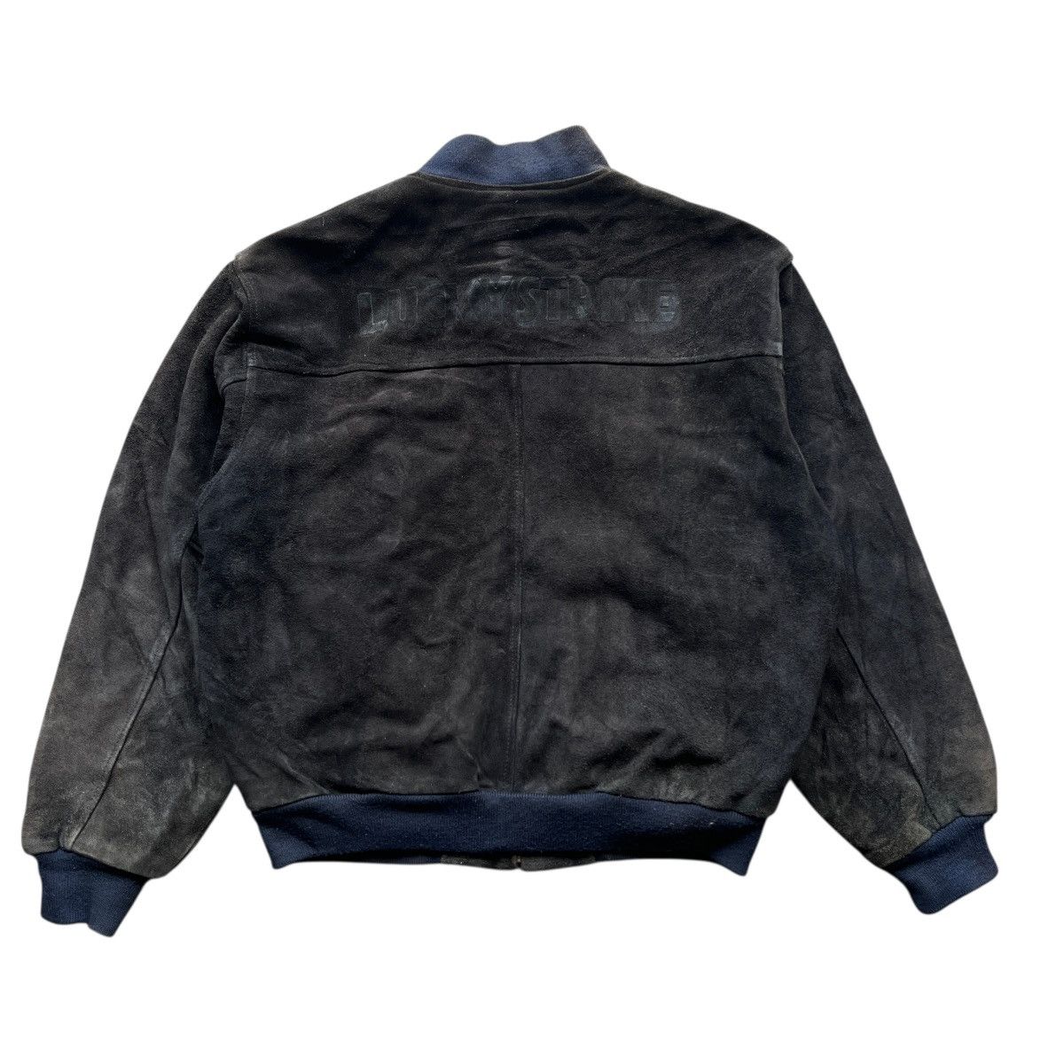 Sports Specialties 🔥 VINTAGE LUCKY STRIKE SUEDE COWHIDE BOMBER JACKET SIZE L Size US L / EU 52-54 / 3 - 2 Thumbnail