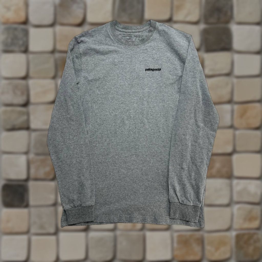 Patagonia Patagonia T Shirt Mens Small Gray Long Sleeve P 6 Logo Responsibili Regular Fit Size US S / EU 44-46 / 1 - 1 Thumbnail