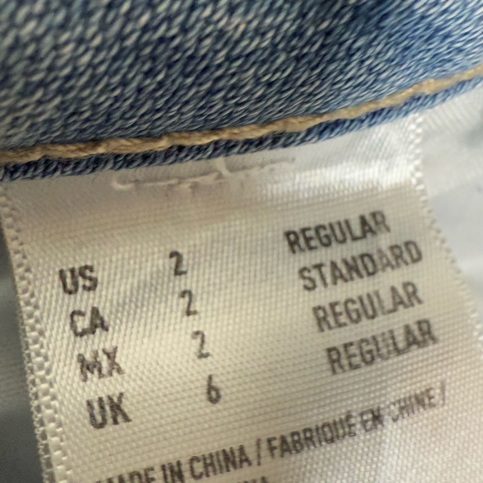 American Eagle Outfitters American Eagle Women's Distressed Hi Rise Stretch Jeggings Size 26" / US 2 / IT 38 - 2 Thumbnail