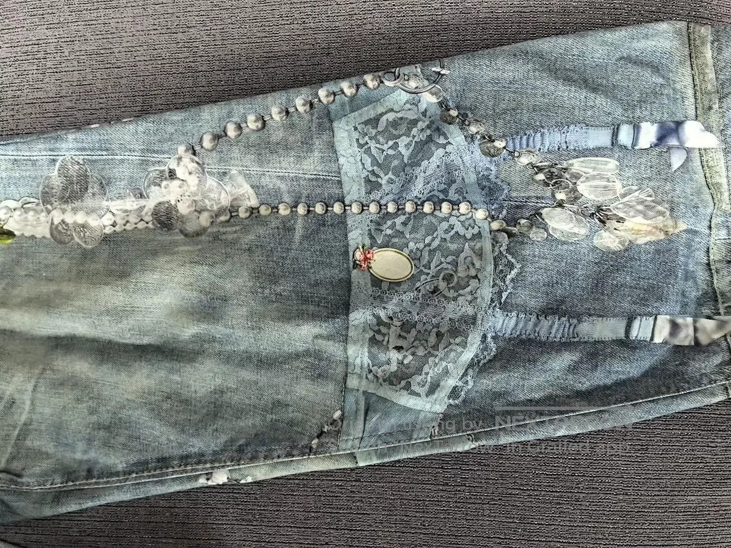 Acne Studios Acne Studios 1981 Pearl Chain Jeans. Size US 26 / EU 42 - 3 Thumbnail