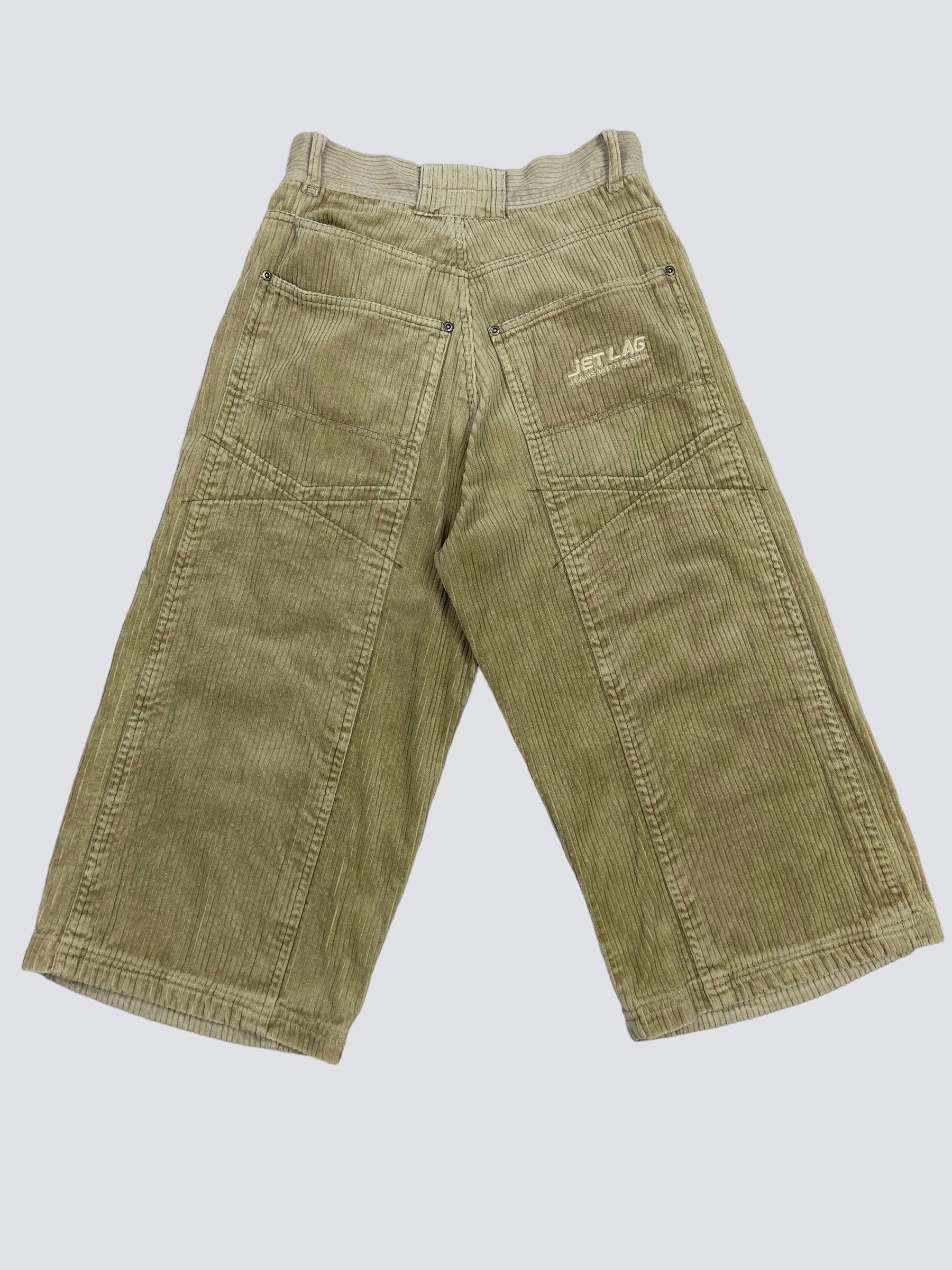 Jet Lag JETLAG CORDUROY BERMUDA BAGGY DOUBLE KNEE SHORTS 90s № 3008 Size US 30 / EU 46 - 4 Thumbnail