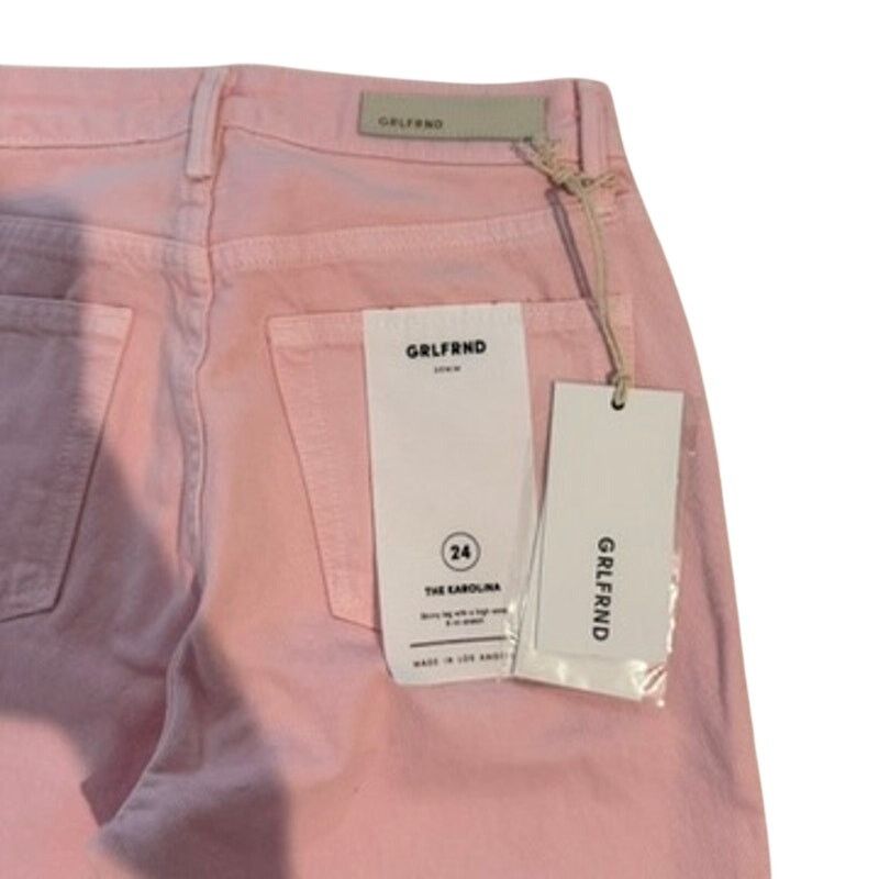 GRLFRND GRLFRND Karolina in Pink Lemonade, Size 24 Size 24" / US 00 / IT 34 - 5 Thumbnail