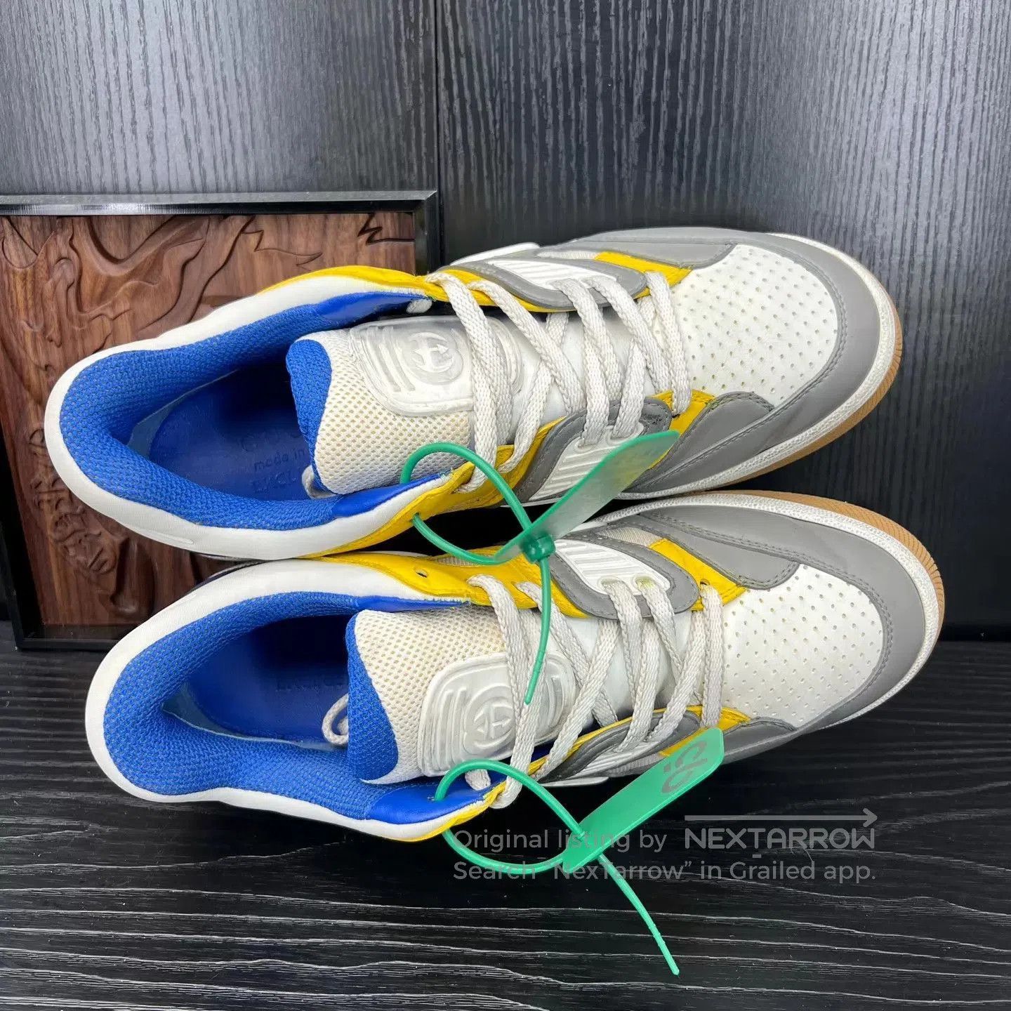 Gucci Multi-Color Low-Top Sneakers Size 9.5. Size US 9.5 / EU 42-43 - 4 Thumbnail