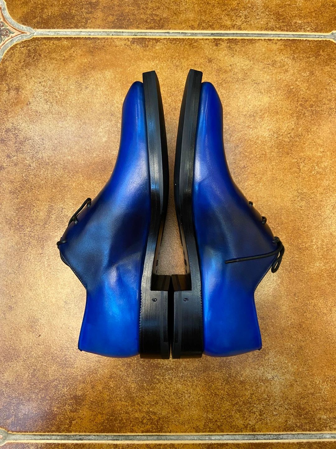 Berluti BERLUTI Blade US7.5 (40.5 EU) Blue Black Venice Calf Size US 7.5 / EU 40-41 - 5 Thumbnail