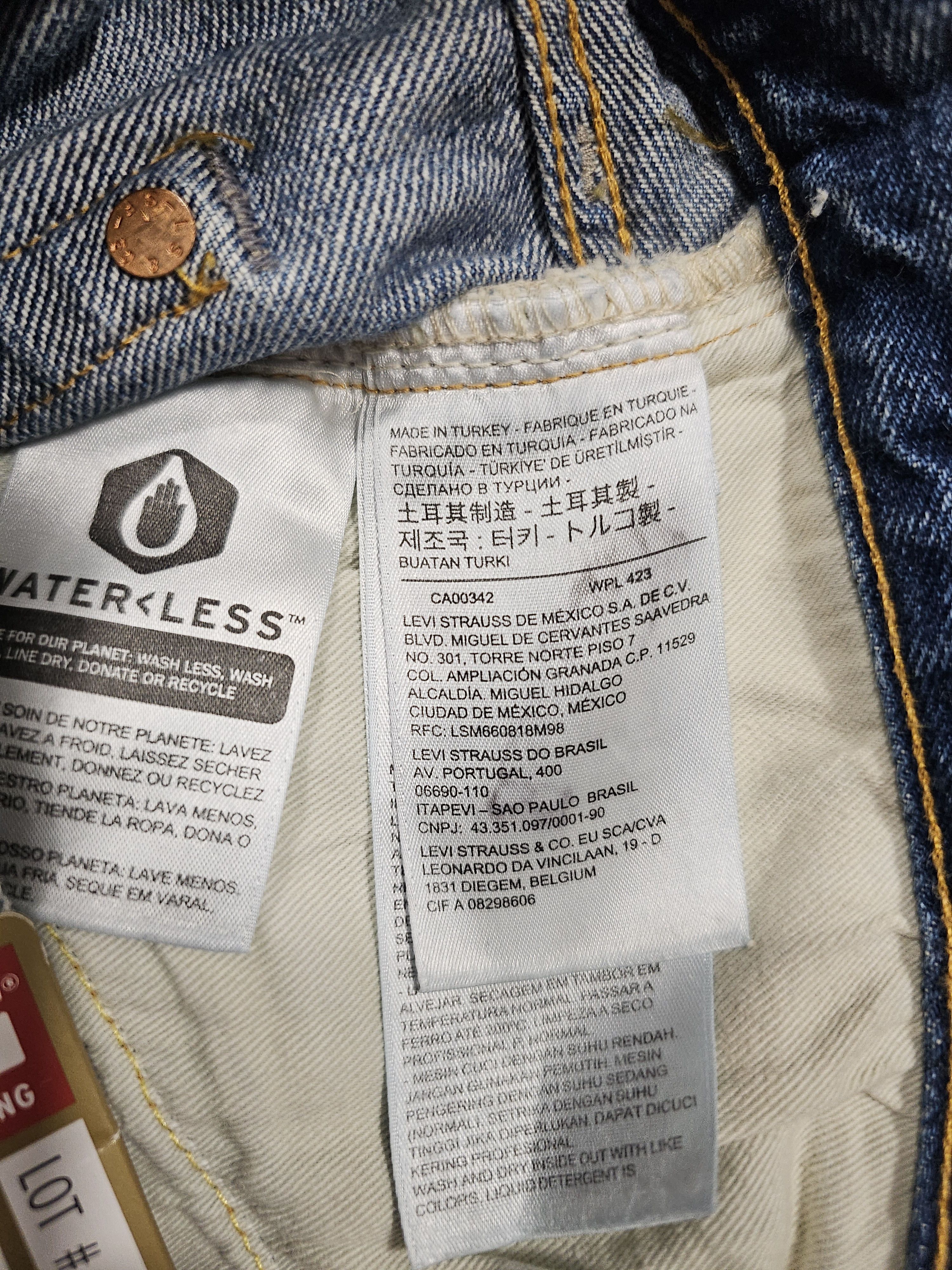 Levi's Vintage Clothing LVC Levi's Vintage Clothing 1954 501 Selvedge Big E W33L34 Size US 33 - 10 Thumbnail