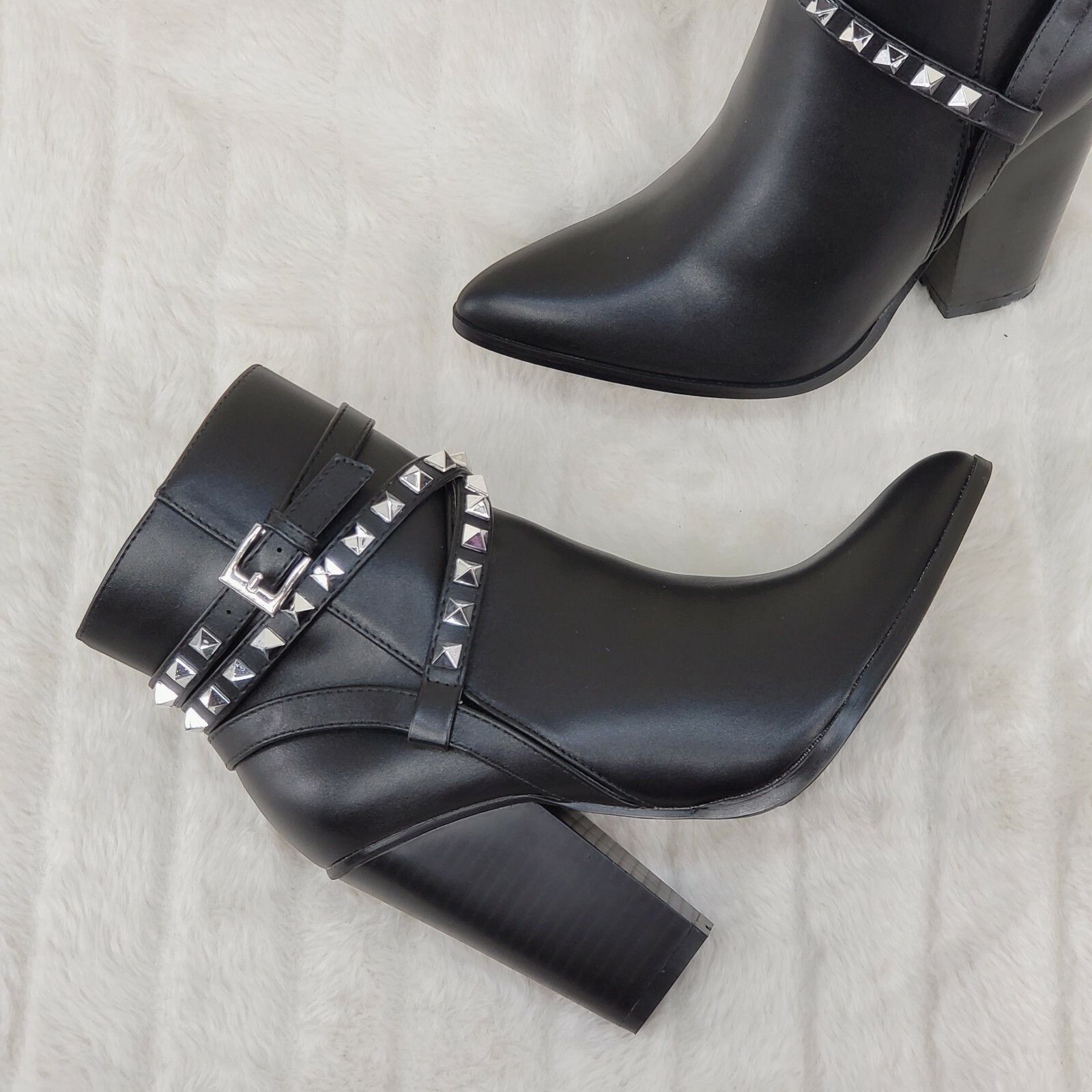 Other Classic Western Designer Cowboy Style Studded Strap Ankle Bo Size US 9 / IT 39 - 6 Thumbnail