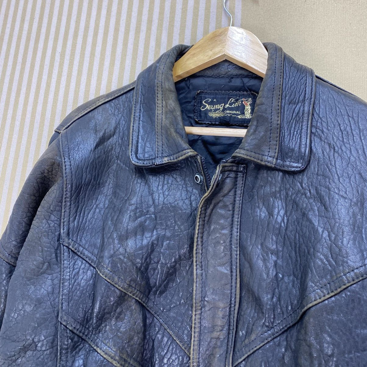 Japanese Brand 🫶Vintage Seung Lim Original Leather Size US M / EU 48-50 / 2 - 4 Thumbnail