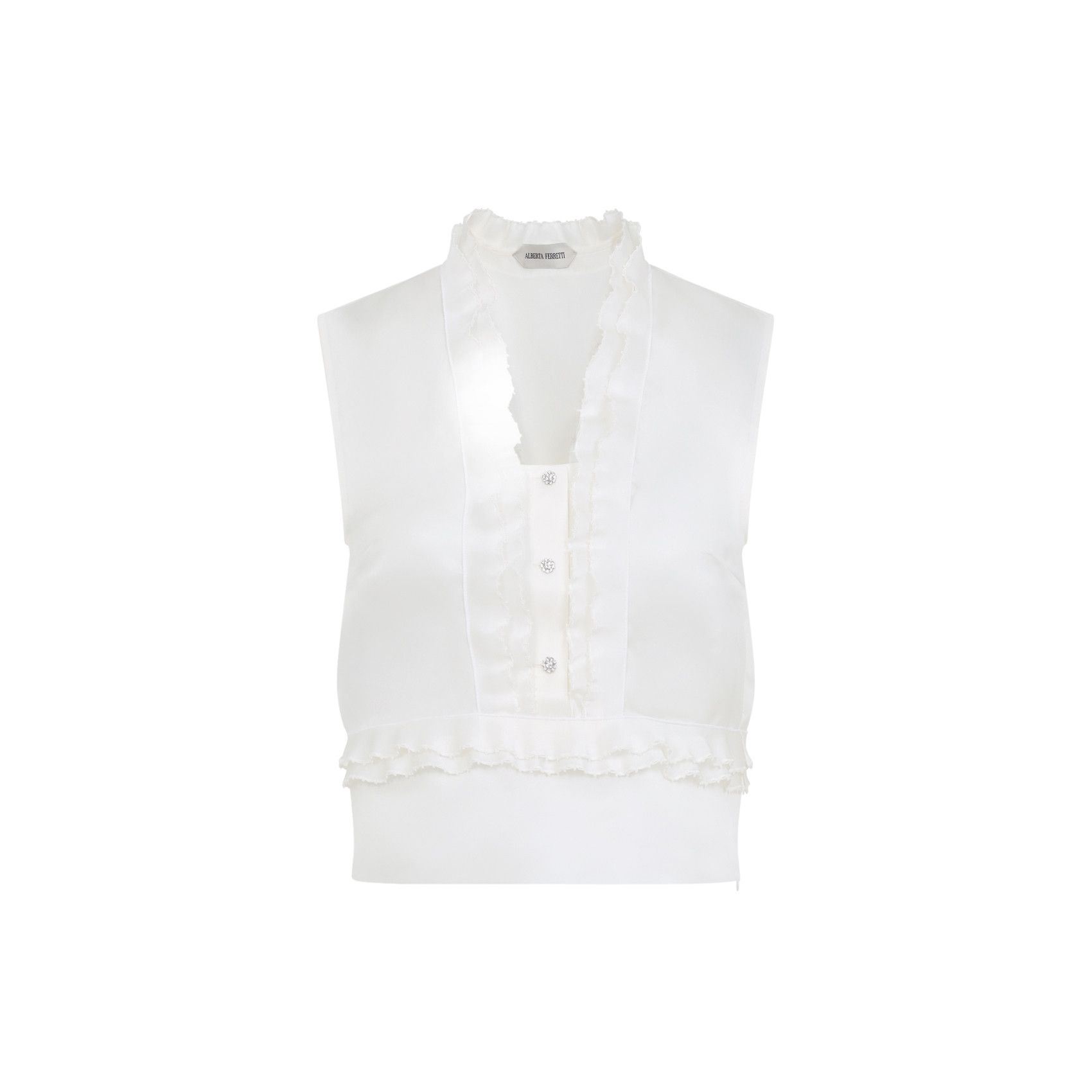 Alberta Ferretti Alberta Ferretti Triple Organza Top Size M / US 6-8 / IT 42-44 - 1 Thumbnail