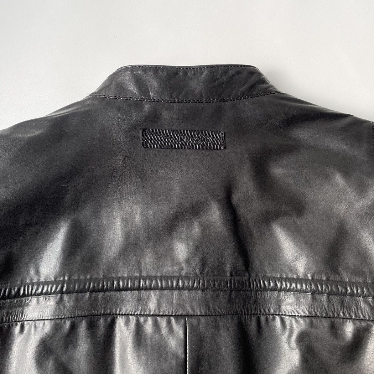 Prada S/S 07 Leather Motorcycle Jacket Size US M / EU 48-50 / 2 - 23 Thumbnail