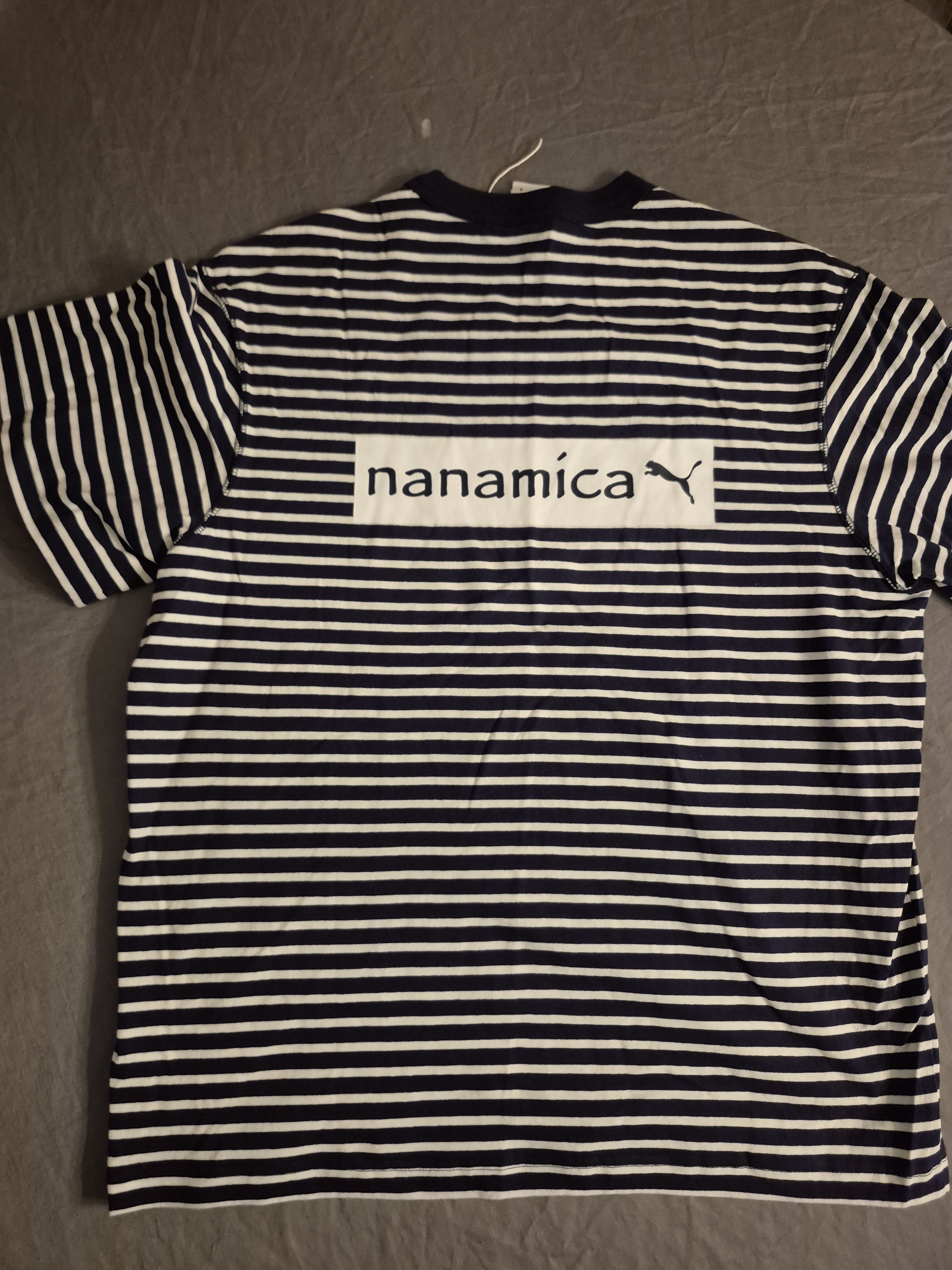 Puma Puma X Nanamica Striped Tee Shirt Size Medium Size US M / EU 48-50 / 2 - 3 Thumbnail