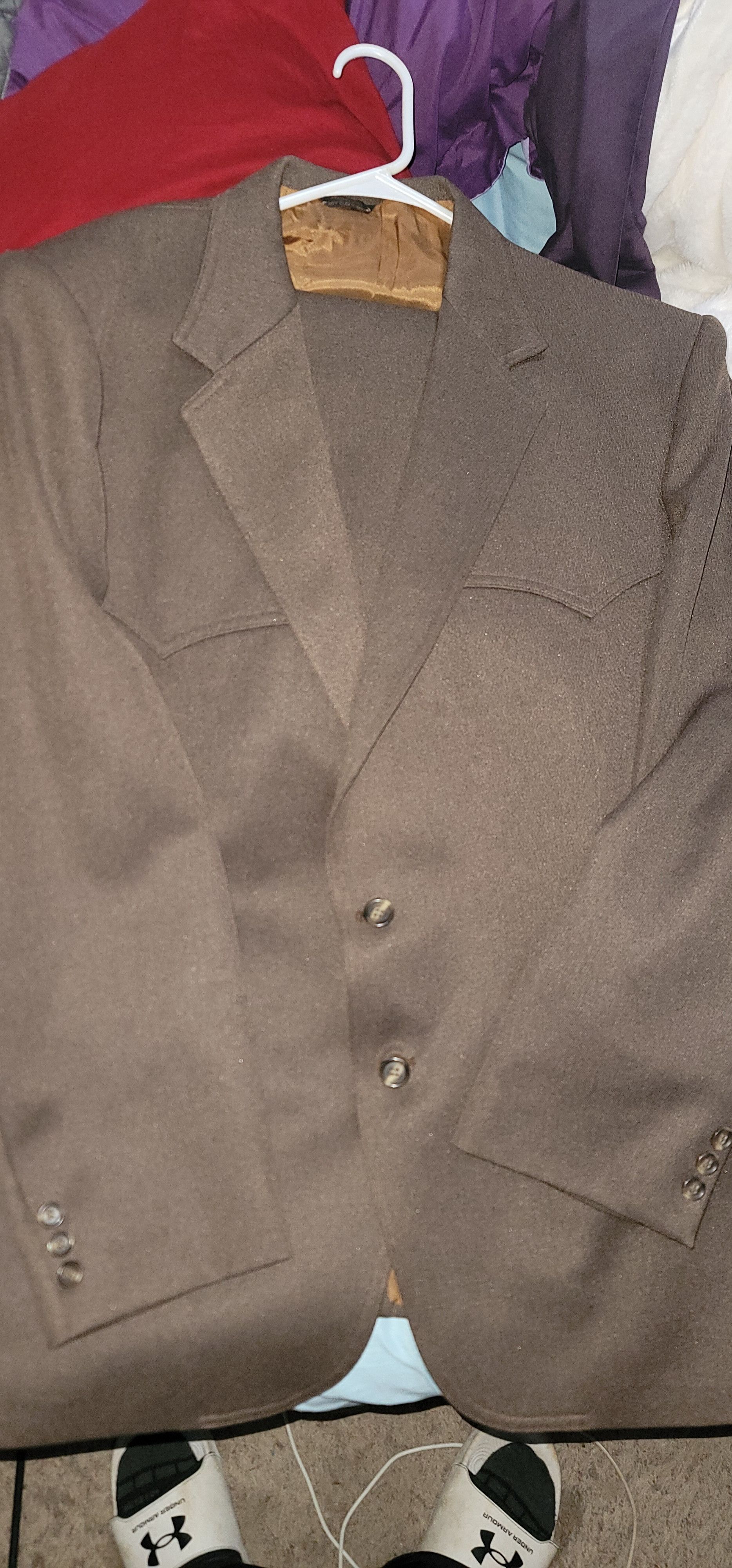 Levi's Vintage Levi’s Western Wear 2-Piece Suit - Orange Tab 10517 Size 42L - 4 Thumbnail