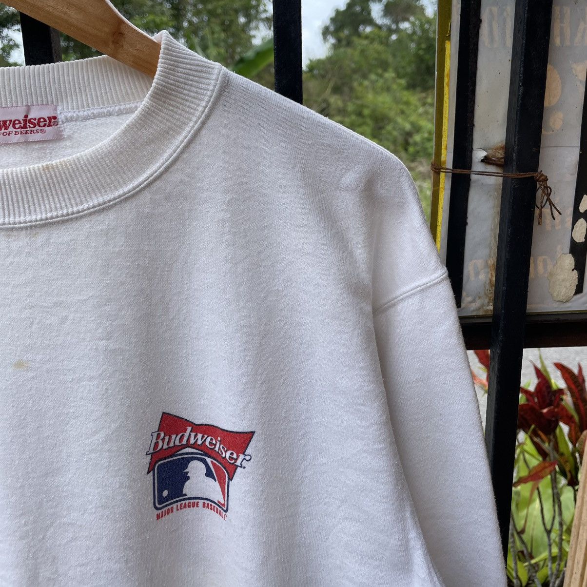 Budweiser 🔥Vintage Budweiser X MLB American Sports Crewneck Sweatshirt Size US M / EU 48-50 / 2 - 7 Thumbnail