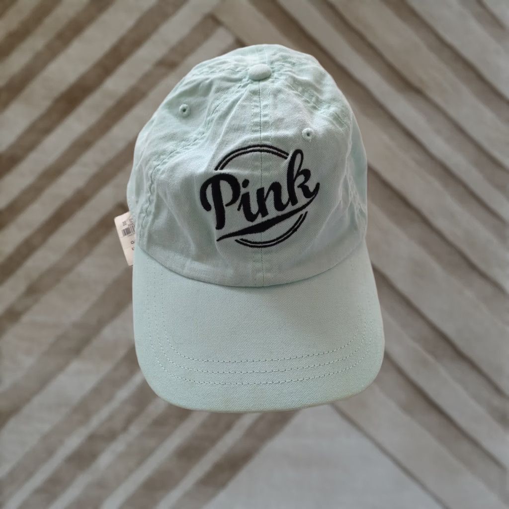 Victoria's Secret Victoria's Secret PINK Baseball Cap Mint Green NWT Adjustable Women One Size Cap Size ONE SIZE - 1 Thumbnail