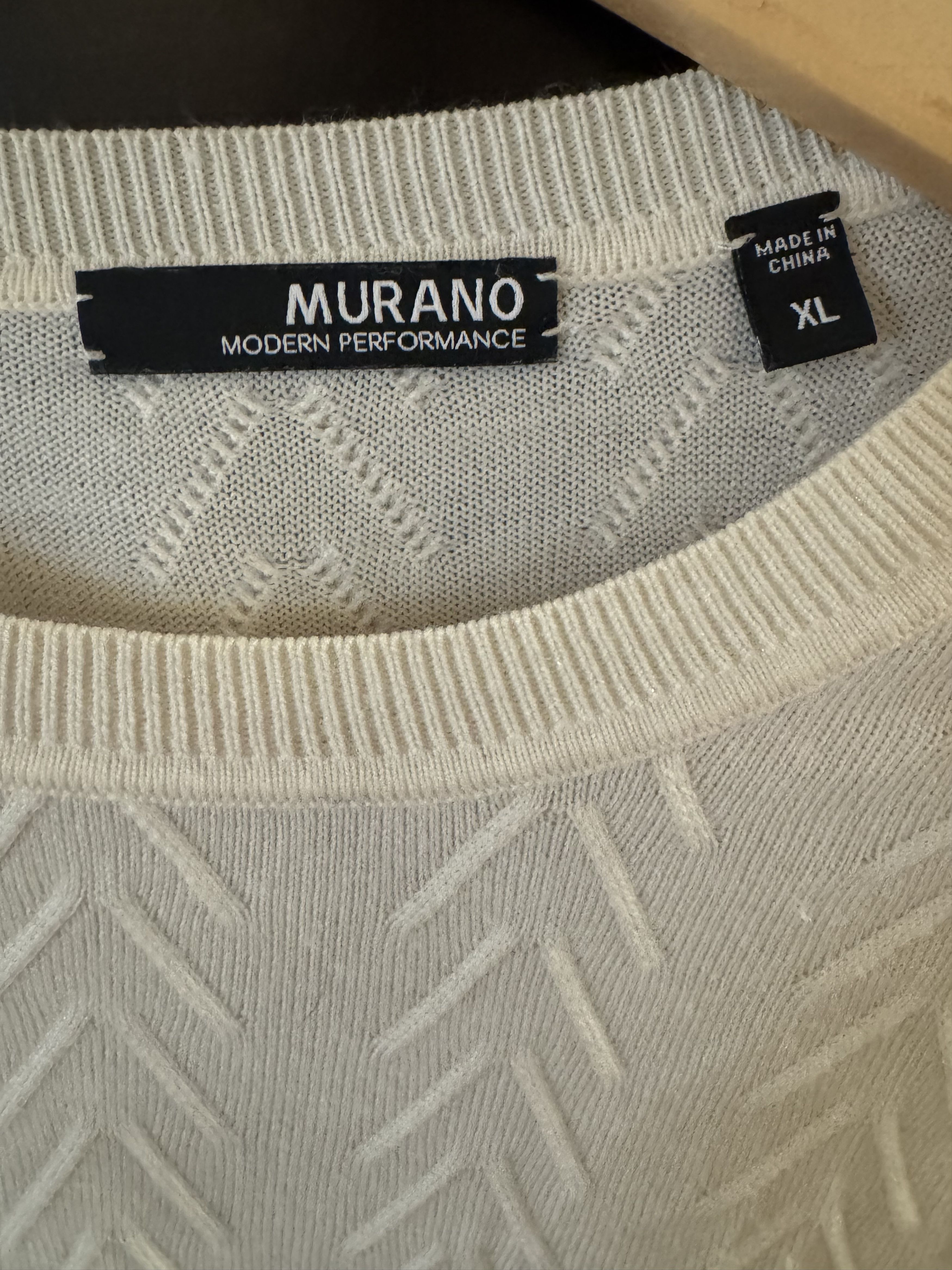 Other Murano White Cotton Sweater. No Defects Size US XL / EU 56 / 4 - 1 Thumbnail