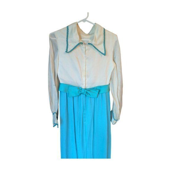 Vintage 70's Prom Dress Bridesmaid Dress Handmade