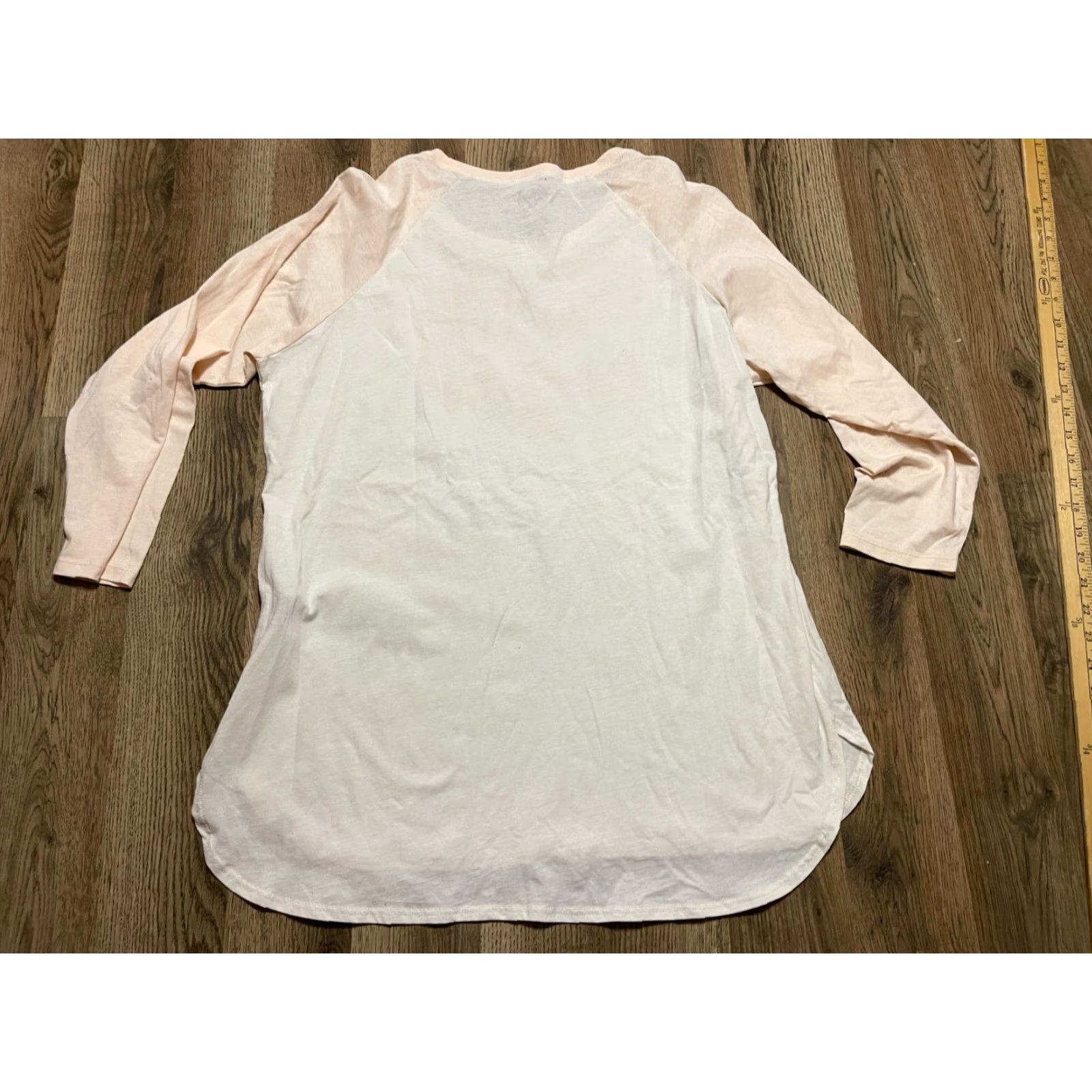 Vintage '47 Shirt Women's XXL Pink White Minnesota Wild NHL Long Sleeve Shirt Regular Women's T-Shirt - White, Long Sleeve, Pullover, Casual, 2XL' Size XXL / US 16-18 / IT 52-54 - 2 Thumbnail