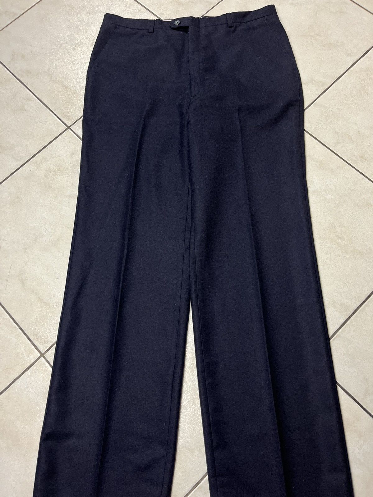 Levi's × Levi's Vintage Clothing × Vintage Vintage Levi’s 70s wool crease classic pants casual trousers Size US 34 / EU 50 - 4 Thumbnail
