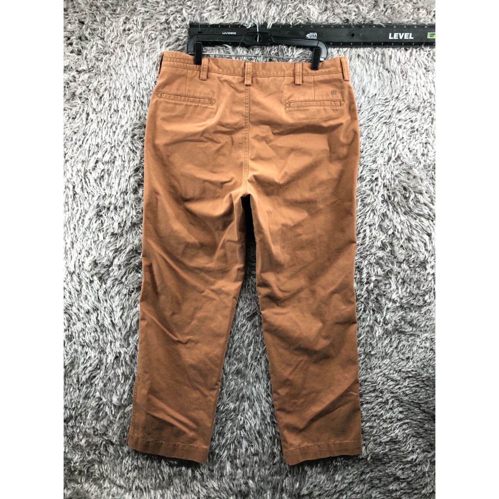 Vintage LK Chino Pants Size 38x32 Brown Straight Leg Medium Wash FLAW Size US 38 / EU 54 - 5 Thumbnail