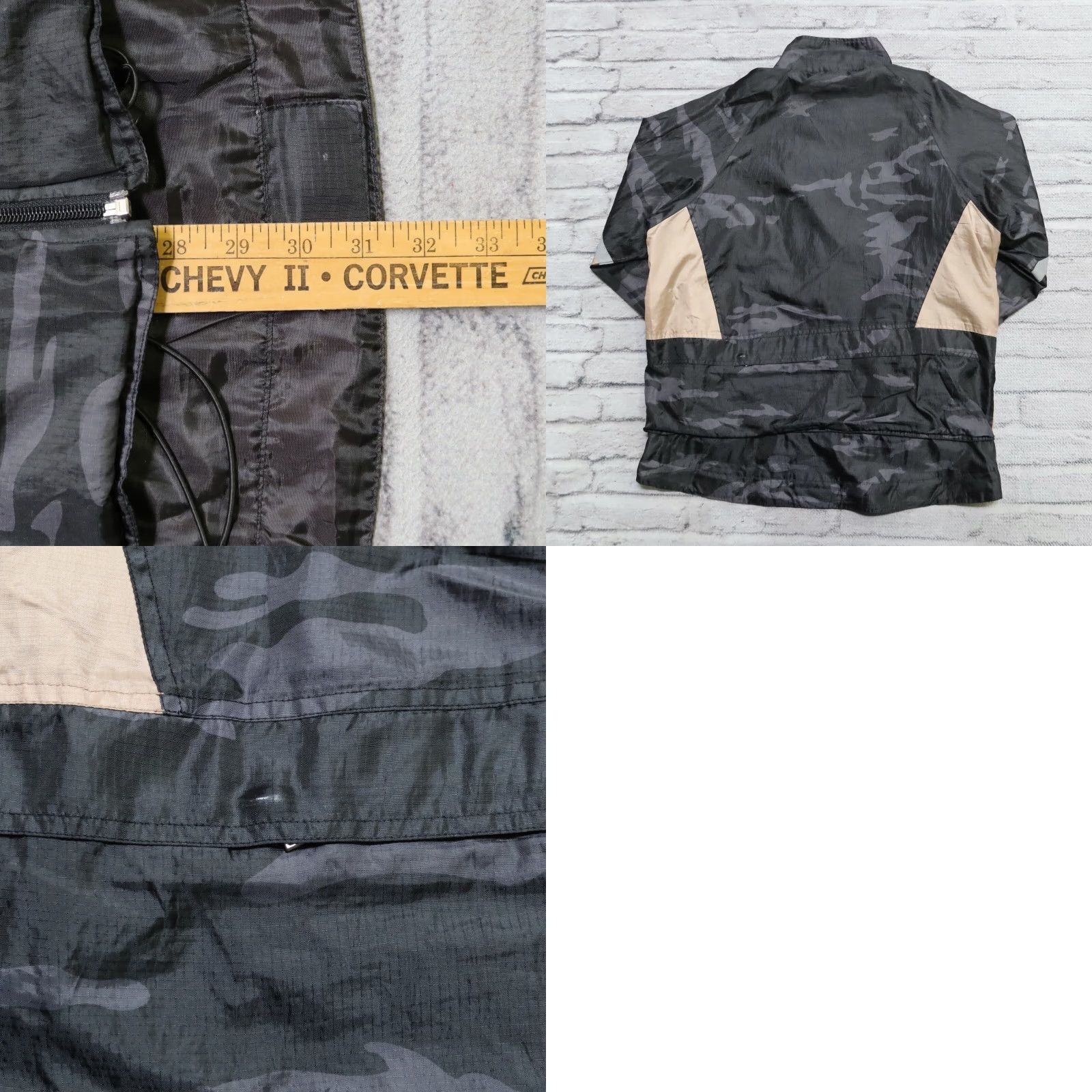 Vintage VINTAGE Triple 5 Soul Camo Nylon Windbreaker Jacket Mens L Black Size US L / EU 52-54 / 3 - 9 Thumbnail