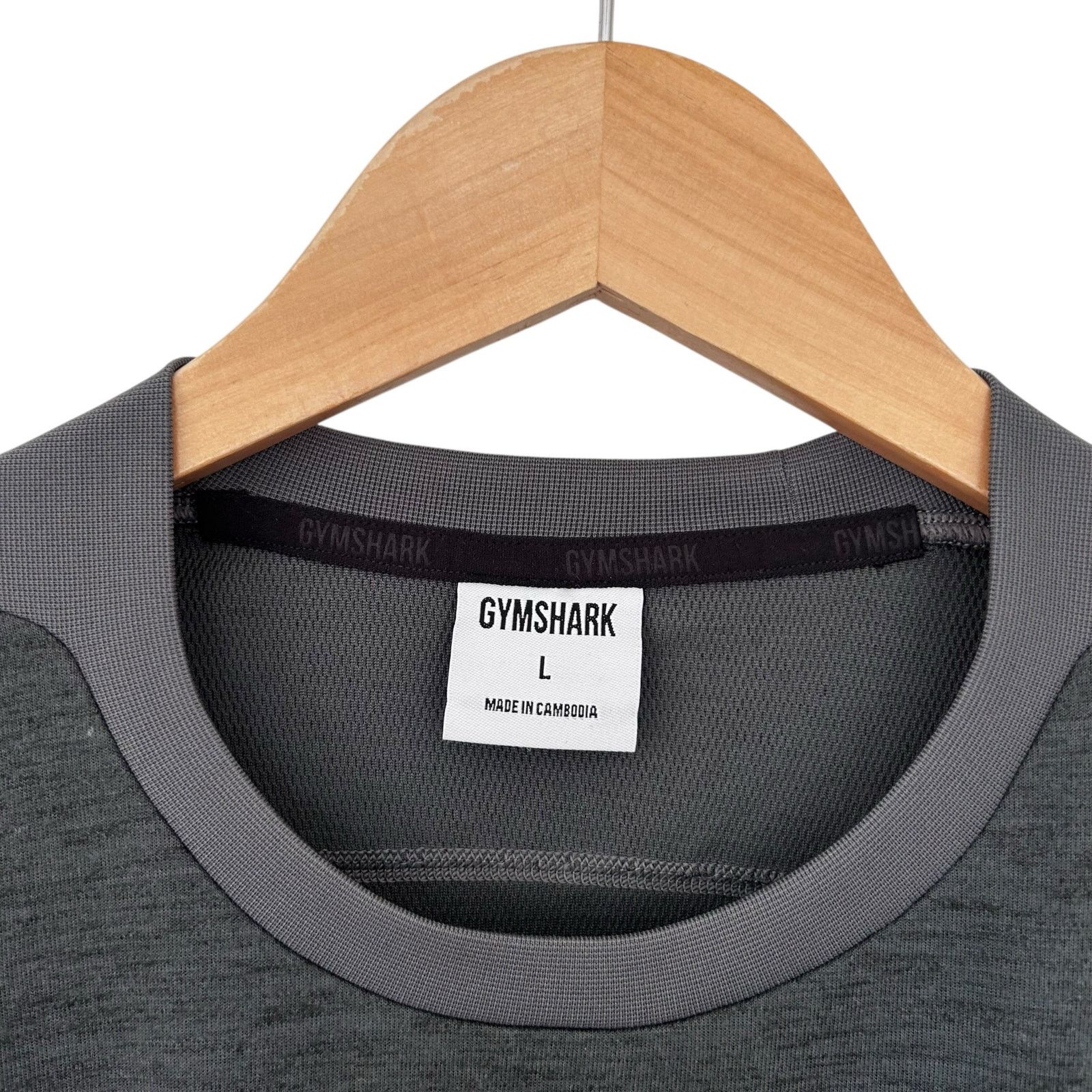 Gymshark Gymshark Gray Long Sleeve Shirt Sz L Size US L / EU 52-54 / 3 - 3 Thumbnail