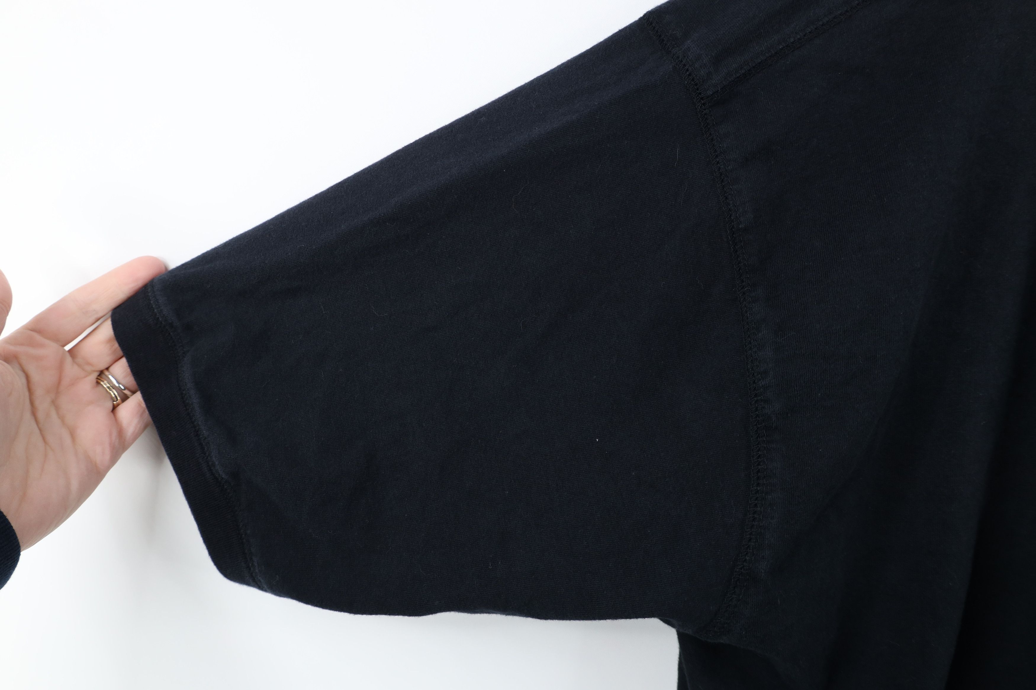 Vintage Vintage 90s Streetwear Short Sleeve Henley T-Shirt Black Size US XL / EU 56 / 4 - 6 Thumbnail
