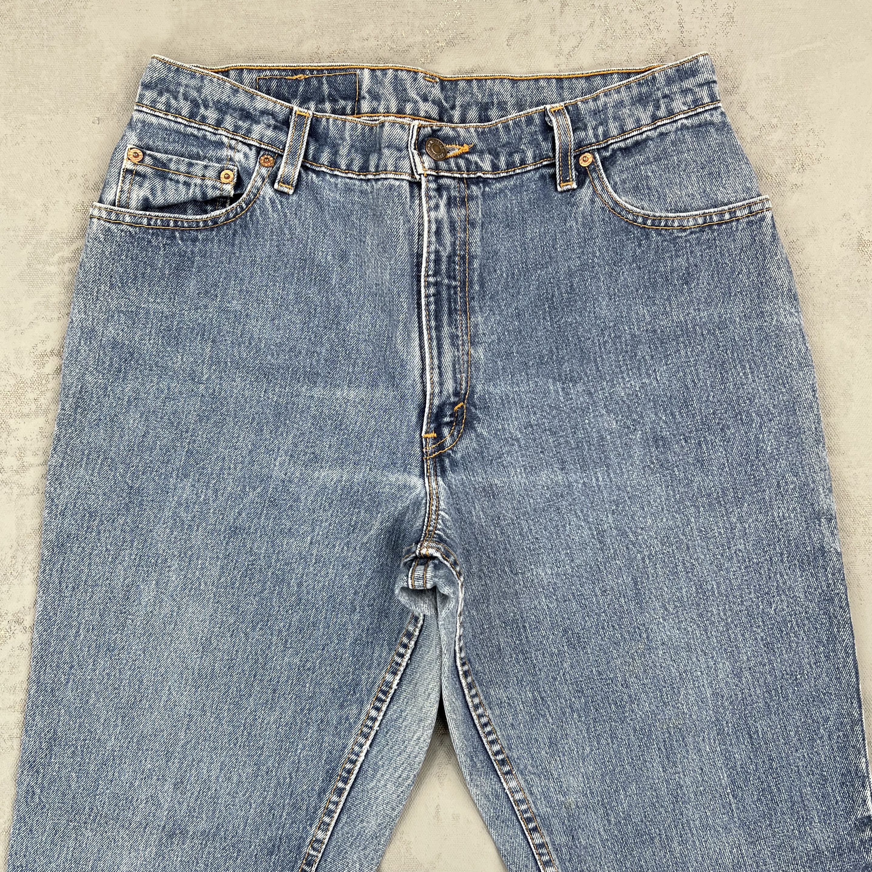Levi's Vintage 1997 Levi's 550 Relaxed Tapered Jeans MADE IN USA Size 31" - 2 Thumbnail