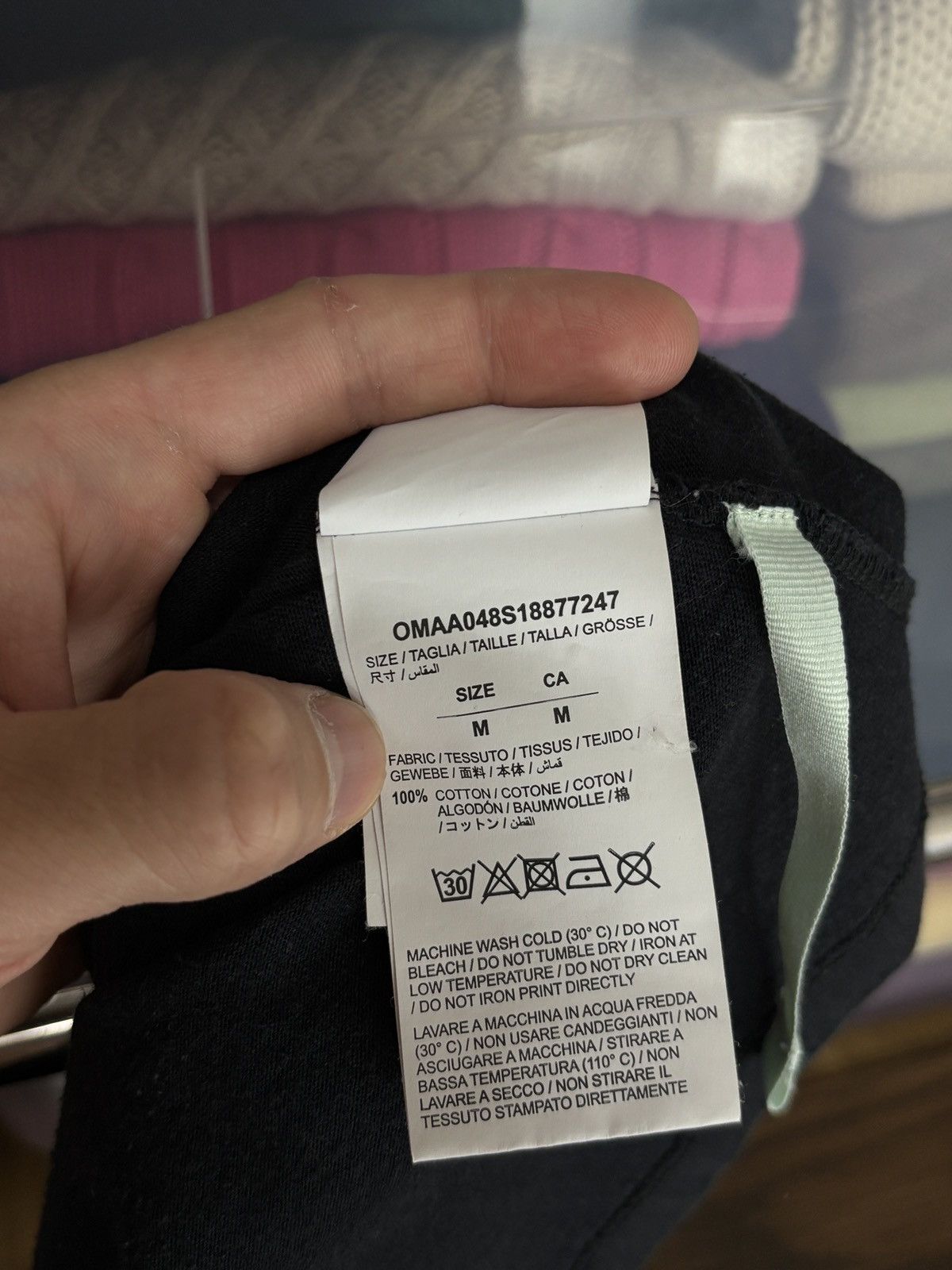 Off-White Off-White x Byredo Up Vintage Virgil Abloh Era Tee Size US M / EU 48-50 / 2 - 7 Thumbnail