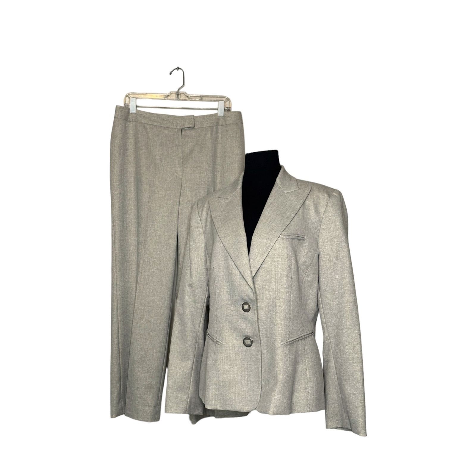 Albert Nipon Albert Nipon shimmery tan pant blazer suit size 12 Size XL / US 12-14 / IT 48-50 - 12 Thumbnail