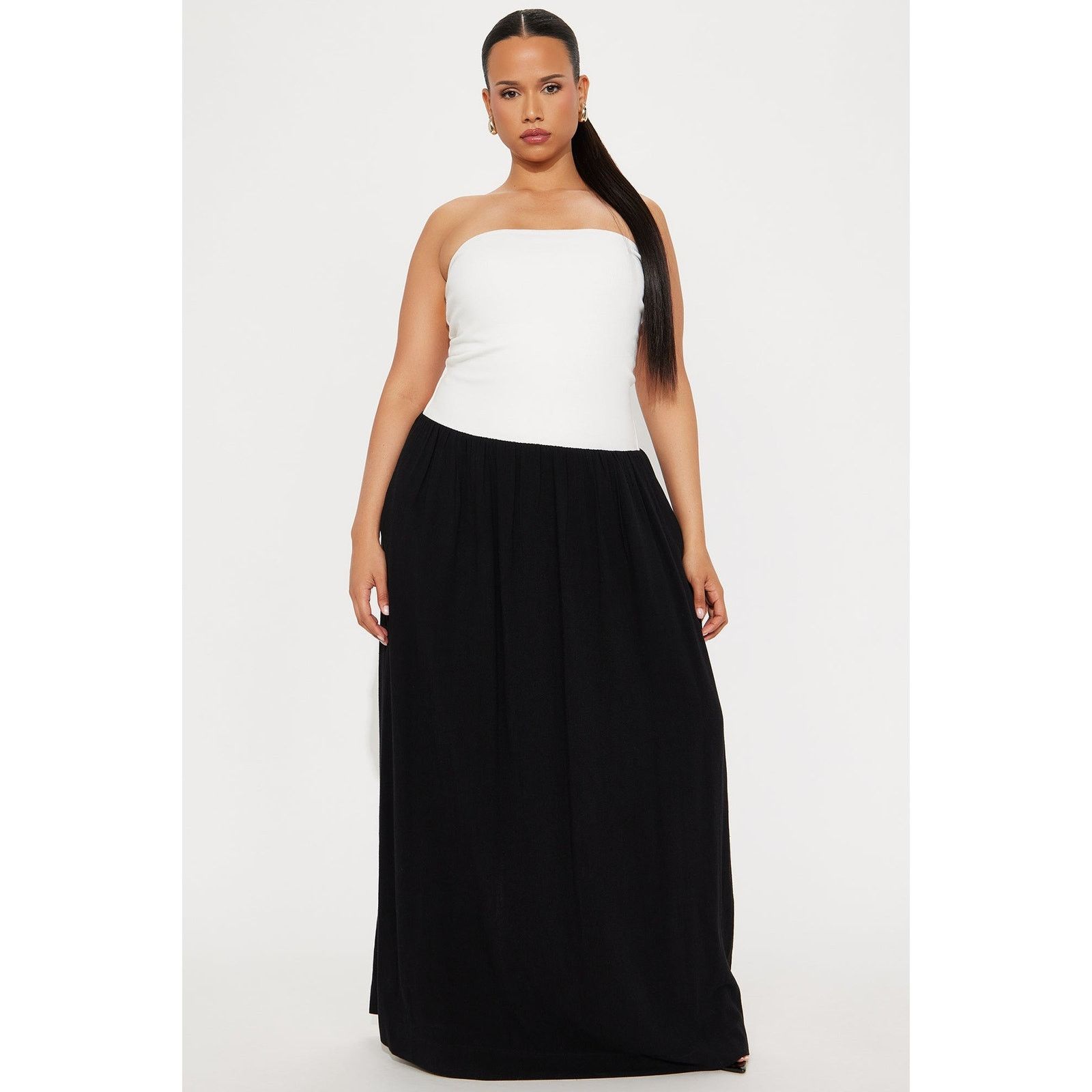 Other Annabelle Linen Maxi Dress - Black/combo - Size 3X Size 3XL / US 20-22 - 4 Thumbnail