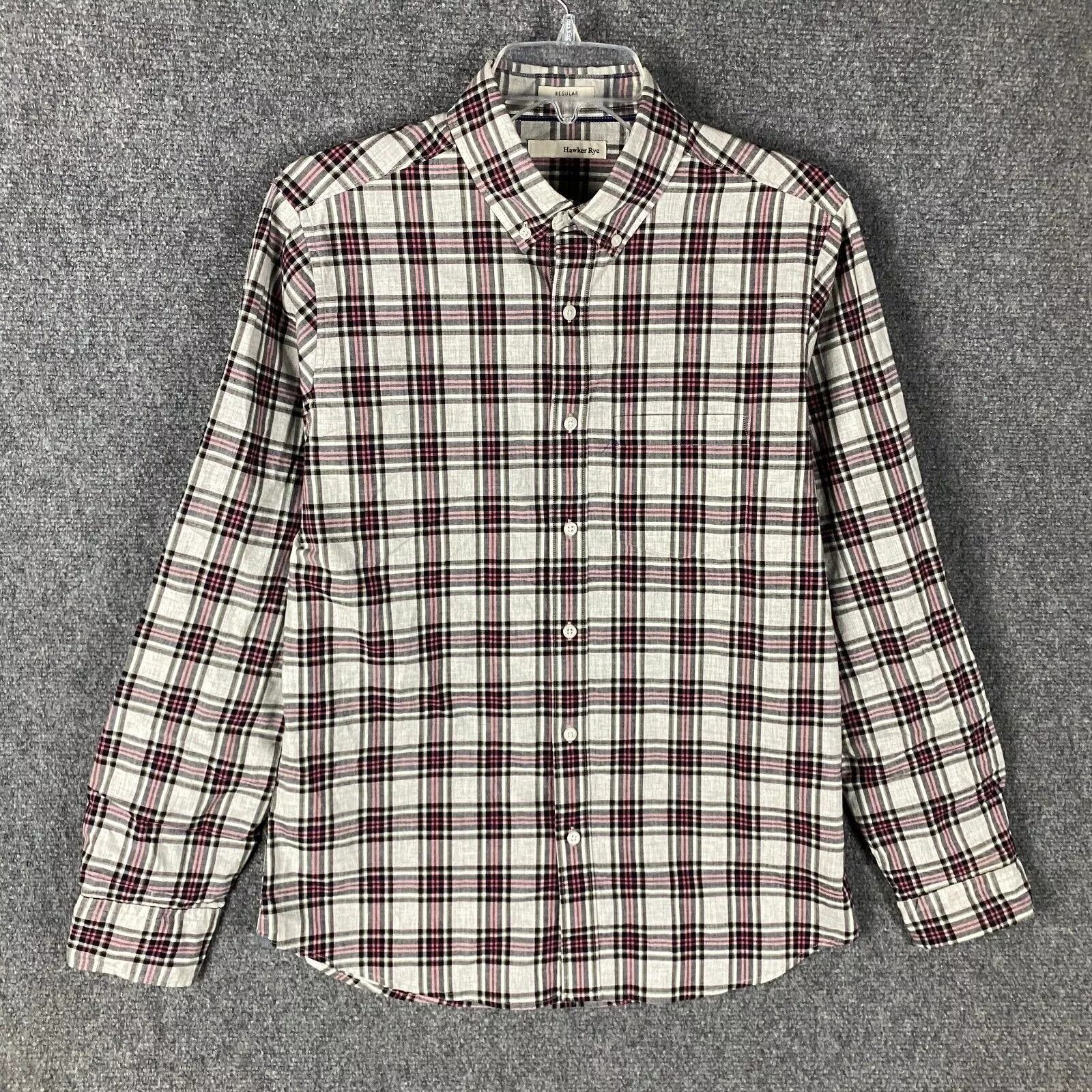 Other Hawker Rye Button Down Shirt Men's Small Regular Long Sleeve Size US S / EU 44-46 / 1 - 1 Thumbnail