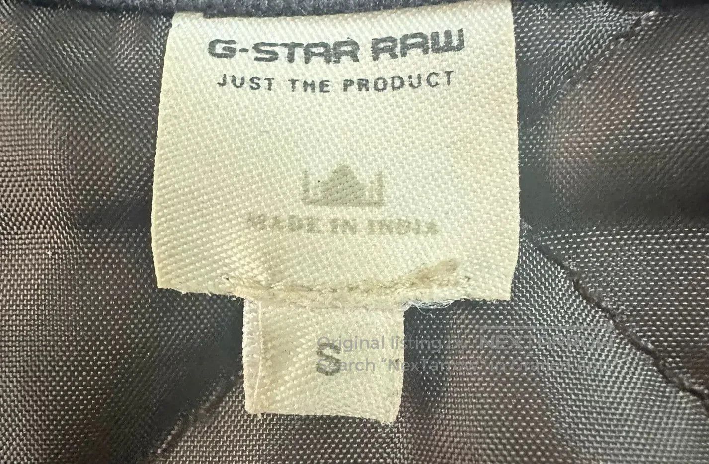 G-Star Gstar Heavyweight Leather Jacket for Men. Size US S / EU 44-46 / 1 - 4 Thumbnail