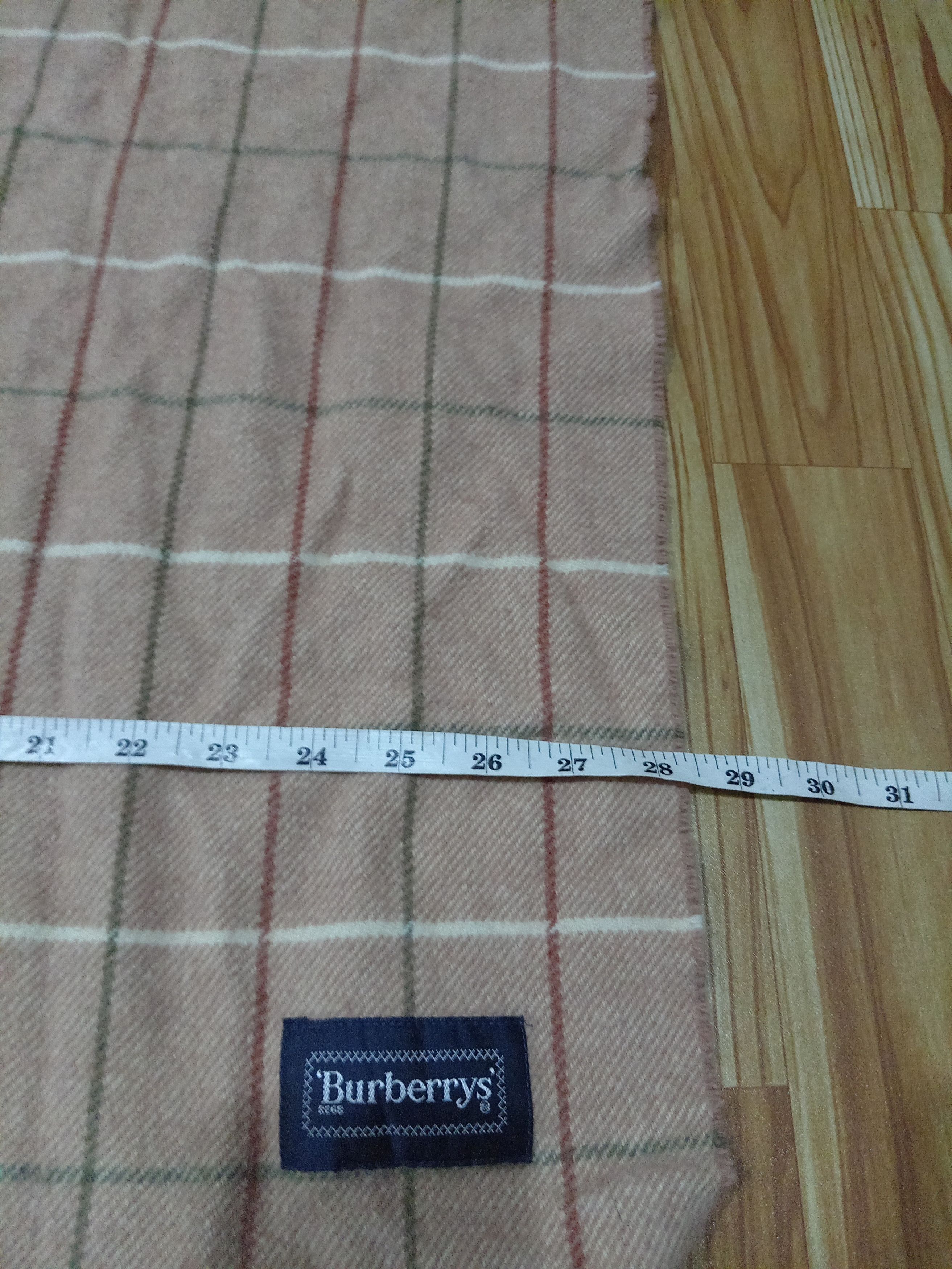 Burberry Vintage burberry Wool Scarf / muffler Size ONE SIZE - 5 Thumbnail