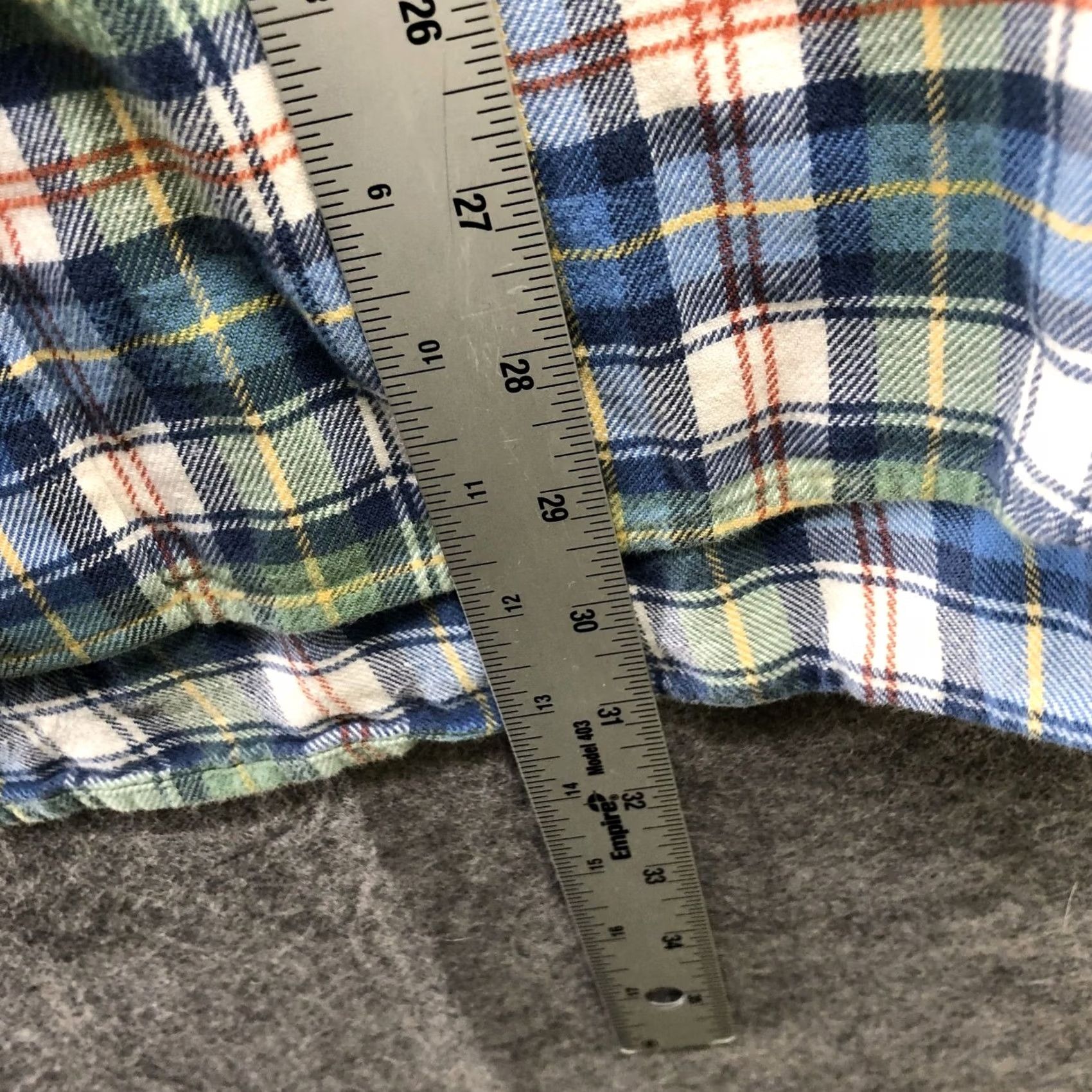 Vineyard Vines Vineyard Vines Flannel Shirt Mens L Owen Blue Green Plaid Cotton Utility Shirt Size US L / EU 52-54 / 3 - 7 Thumbnail