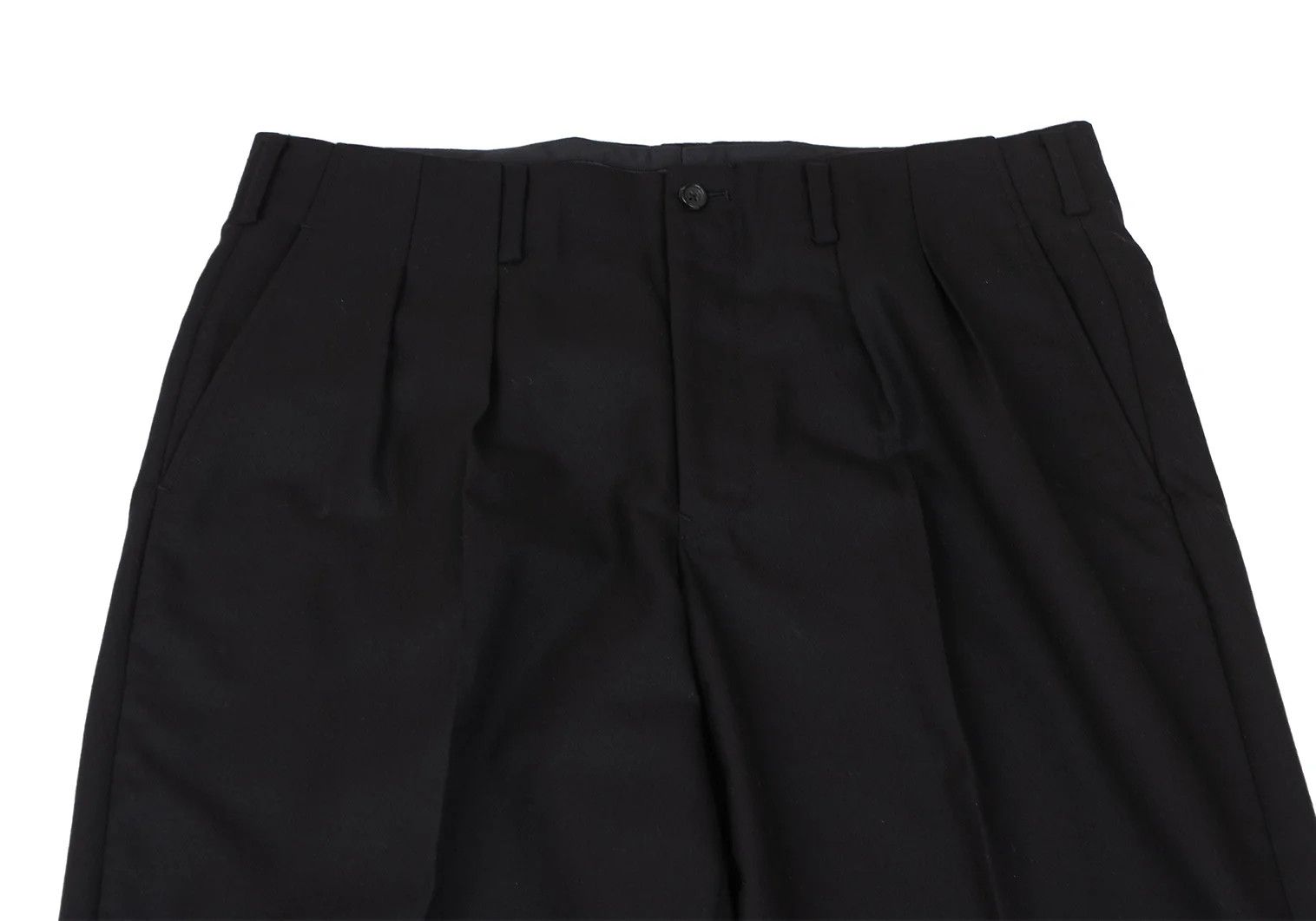 Yohji Yamamoto Yohji Yamamoto Costume Wool Two-Tuck Pants Black 3 Size US 34 / EU 50 - 2 Thumbnail