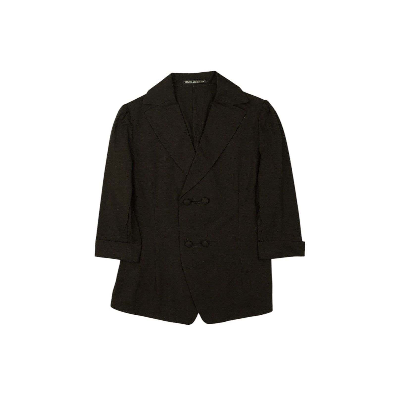 Yohji Yamamoto Black Blazer Jacket Size S / US 4 / IT 40 - 1 Thumbnail