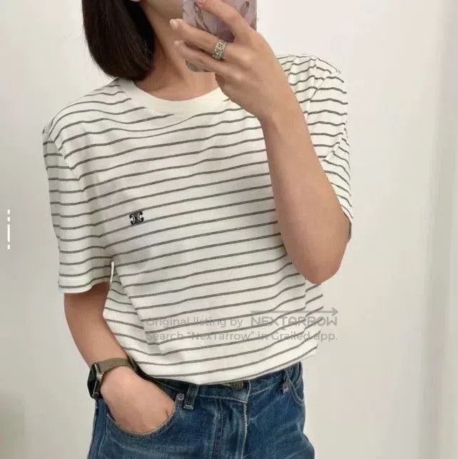 Celine Celine Triomphe Striped Short. Size US S / EU 44-46 / 1 - 7 Thumbnail