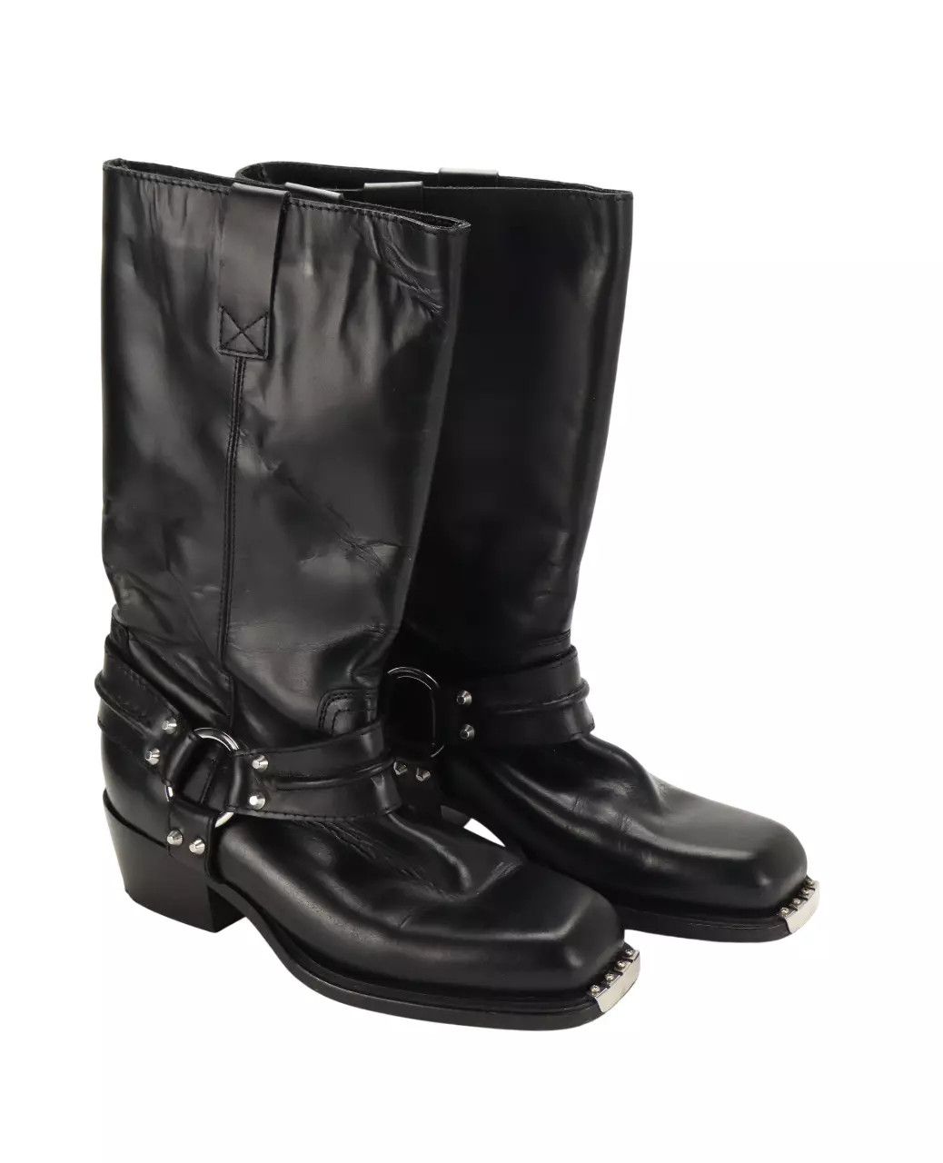 Sandro SANDRO Boots Women's EU 39 / UK 5.5 Leather Cuban Heel Size US 8 / IT 38 - 1 Thumbnail
